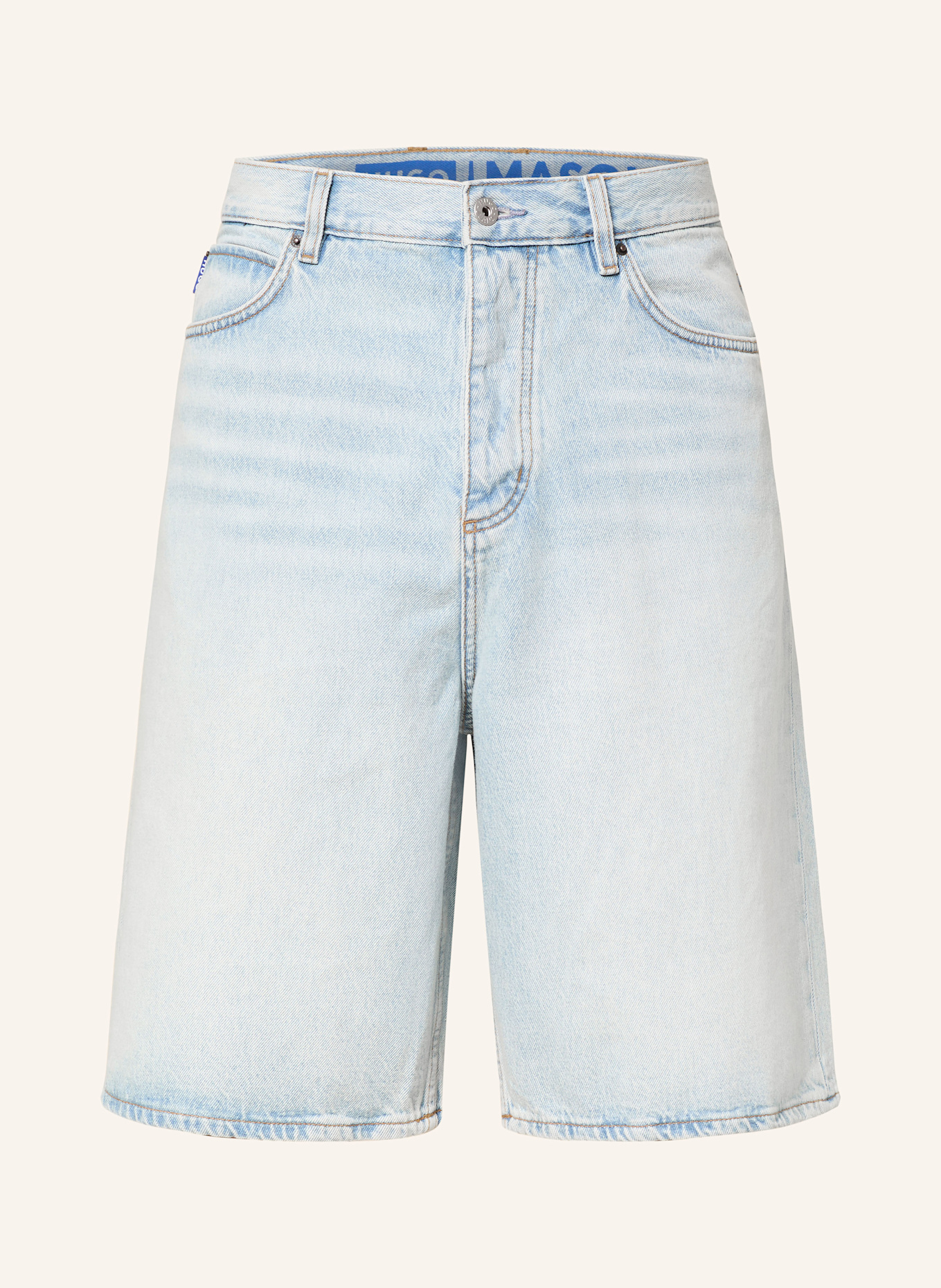 HUGO Džíny MASON Loose Baggy Fit: 448 TURQUOISE/AQUA