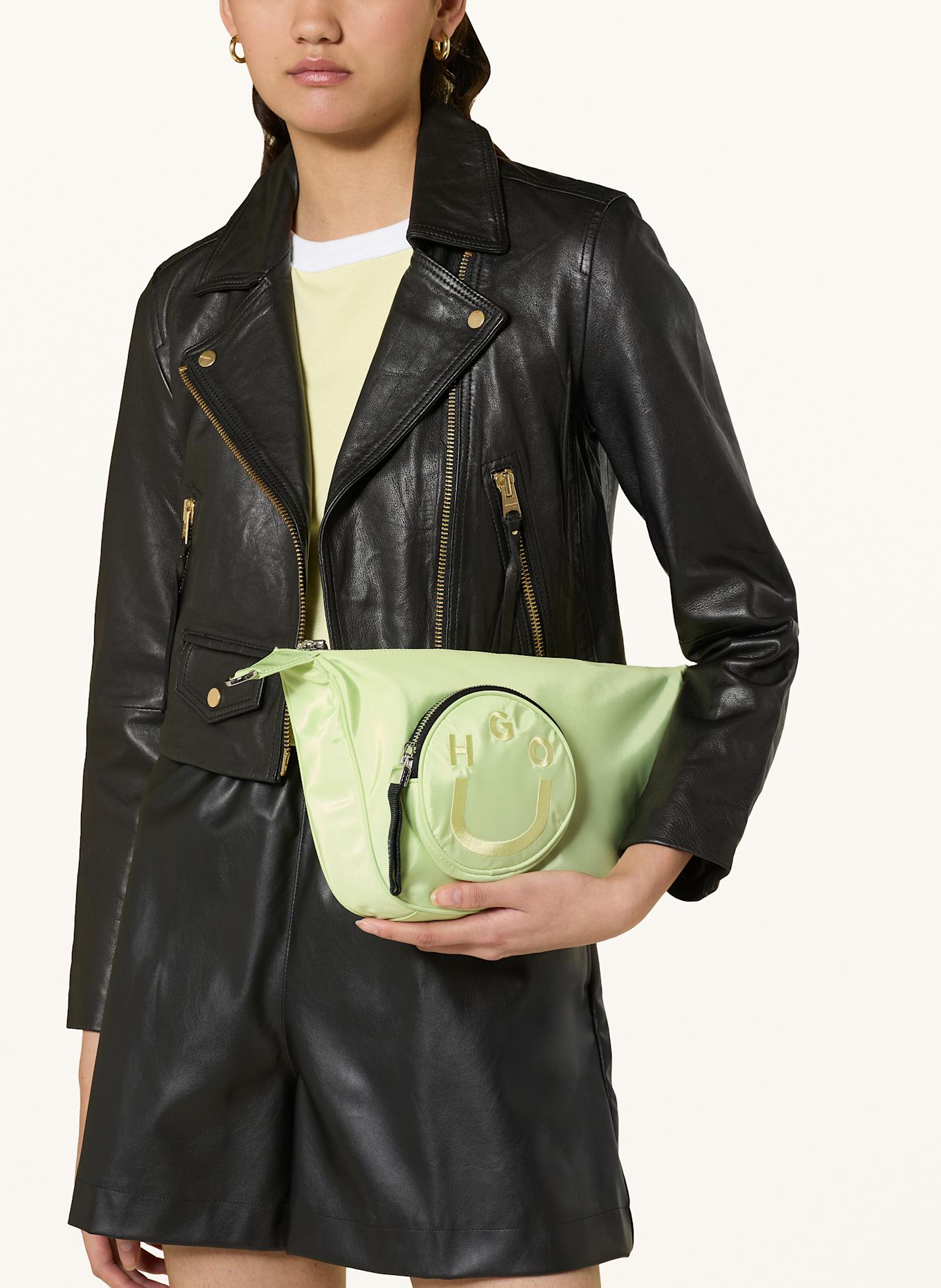 HUGO Taška přes rameno ROSELYN: SVĚTLE ZELENÁ