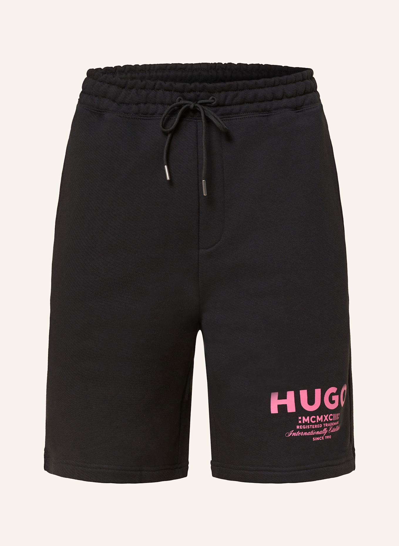 HUGO Sweat shorts NOMARIO: BLACK