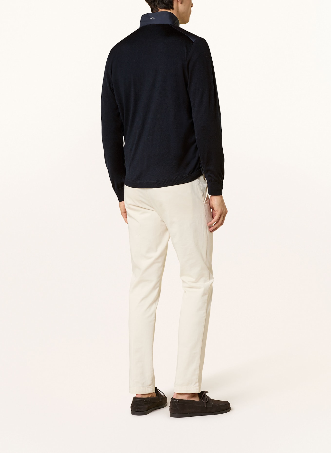 PAUL & SHARK Jacke im Materialmix: DUNKELBLAU