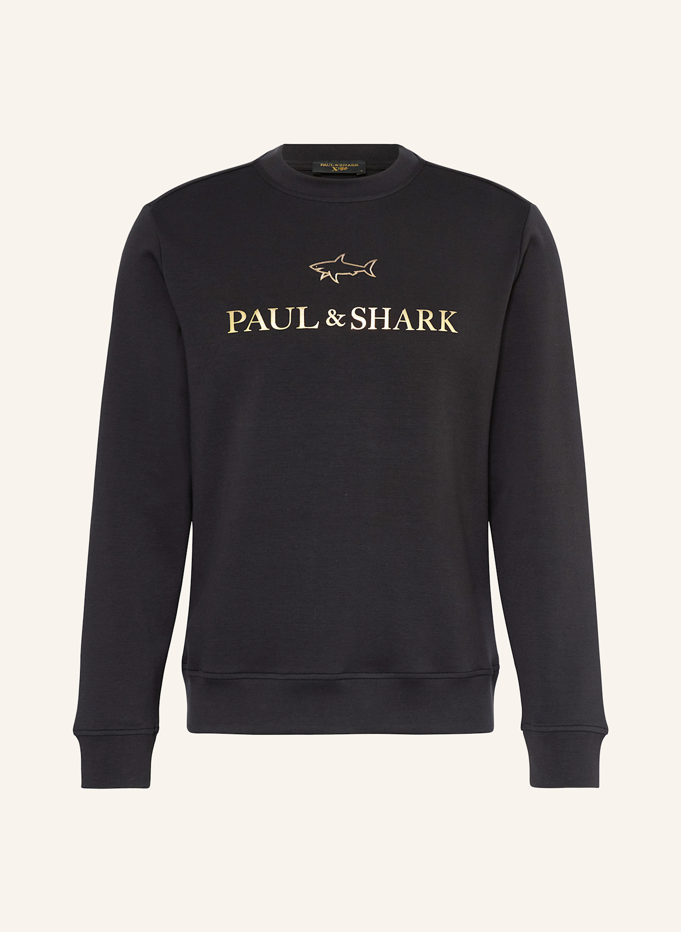 PAUL & SHARK Sweatshirt: BLACK / GOLD