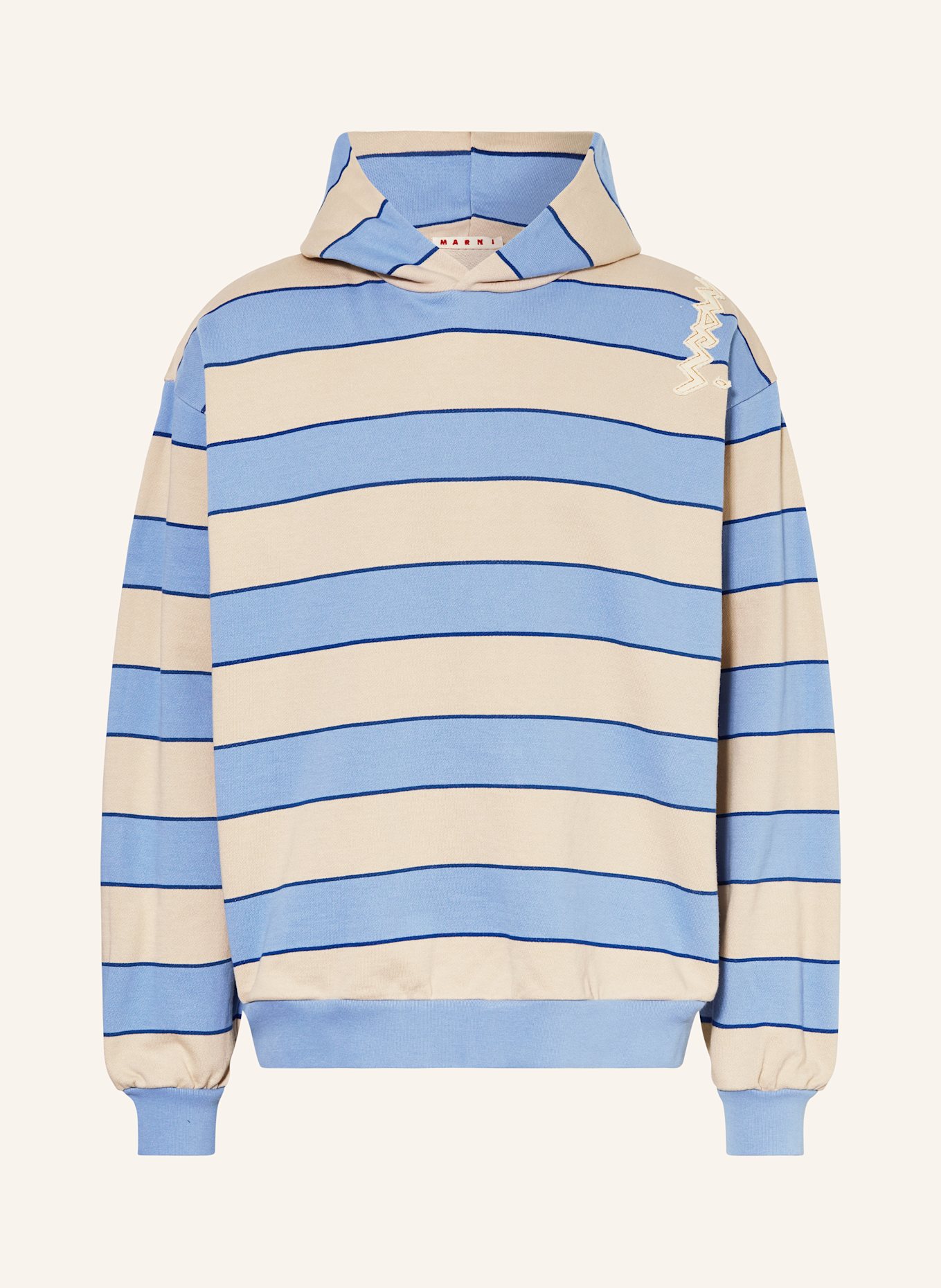 MARNI Sweatshirt: HELLBRAUN / HELLBLAU