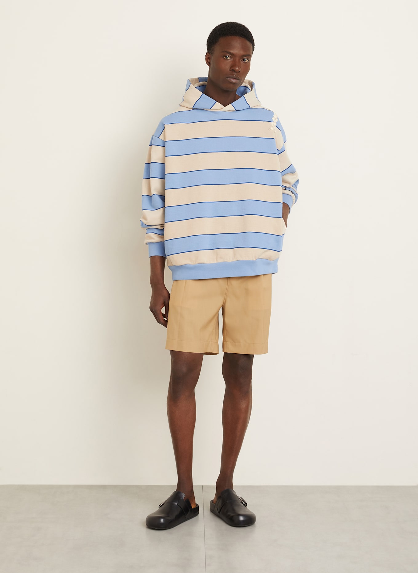 MARNI Sweatshirt: HELLBRAUN / HELLBLAU