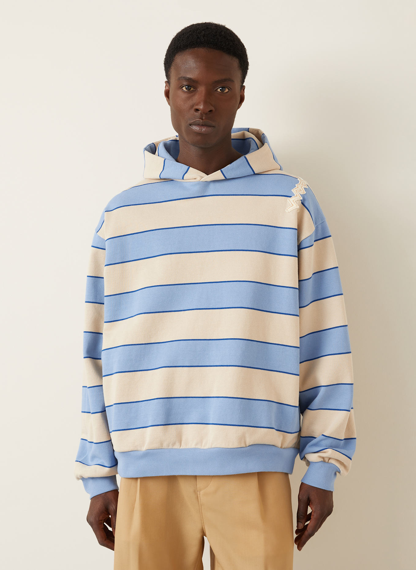 MARNI Sweatshirt: HELLBRAUN / HELLBLAU