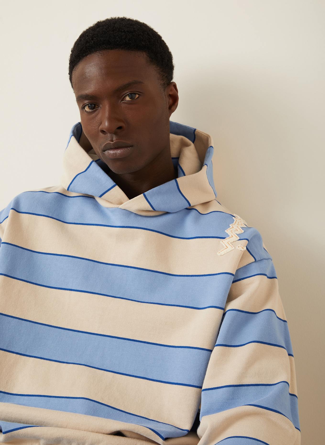 MARNI Sweatshirt: HELLBRAUN / HELLBLAU