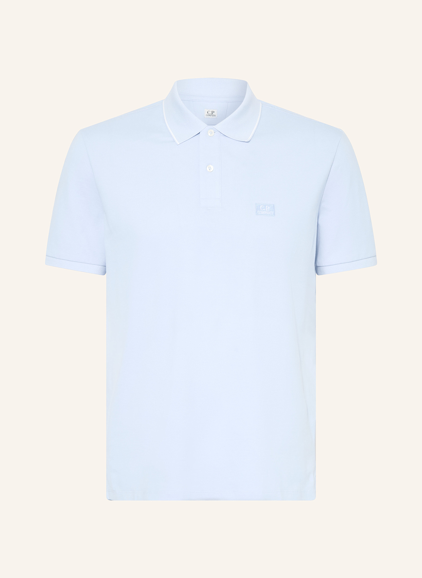 C.P. COMPANY Koszulka polo z piki: JASNONIEBIESKI