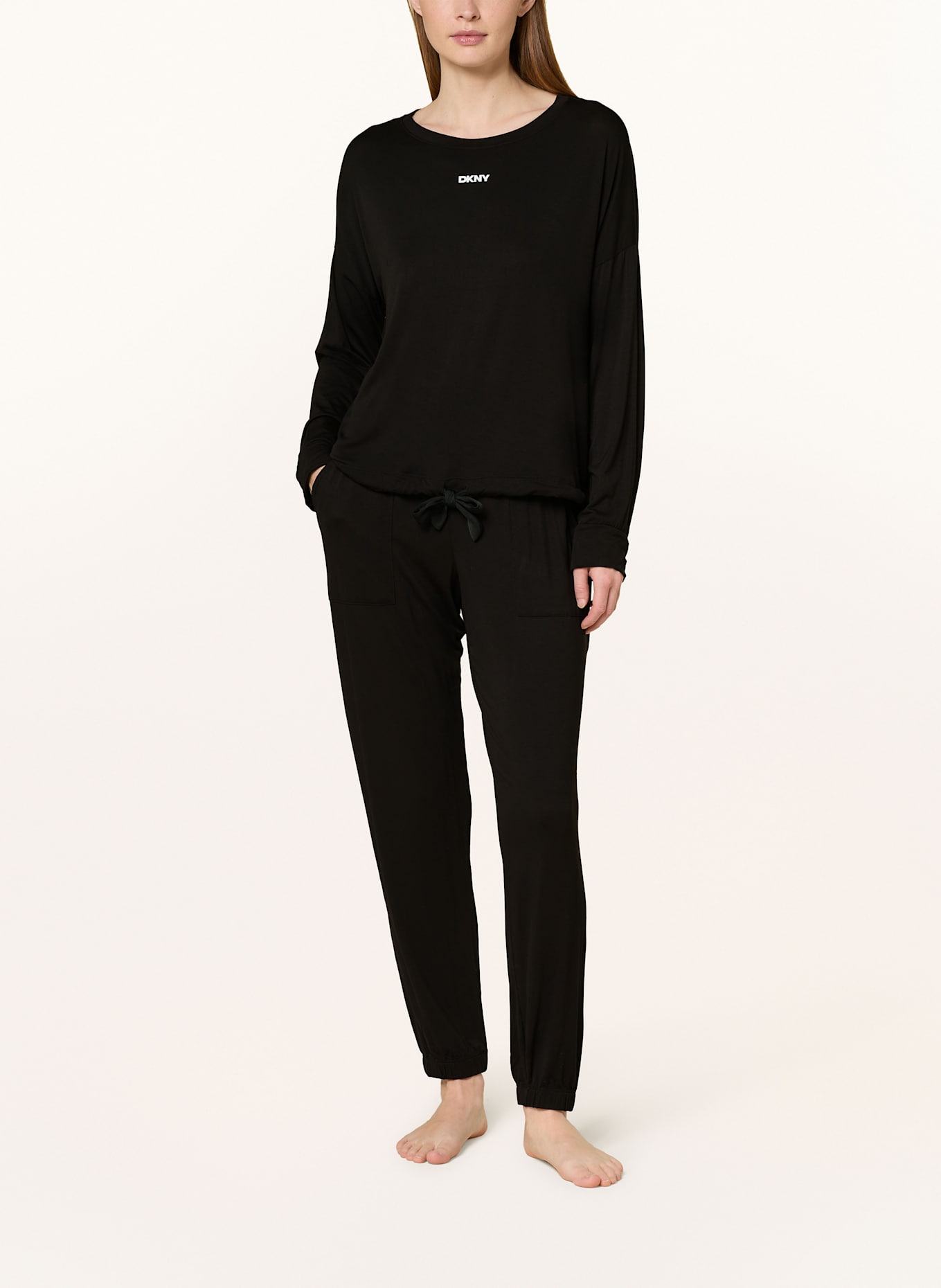 DKNY Schlafanzug FITS THE VIBE: SCHWARZ