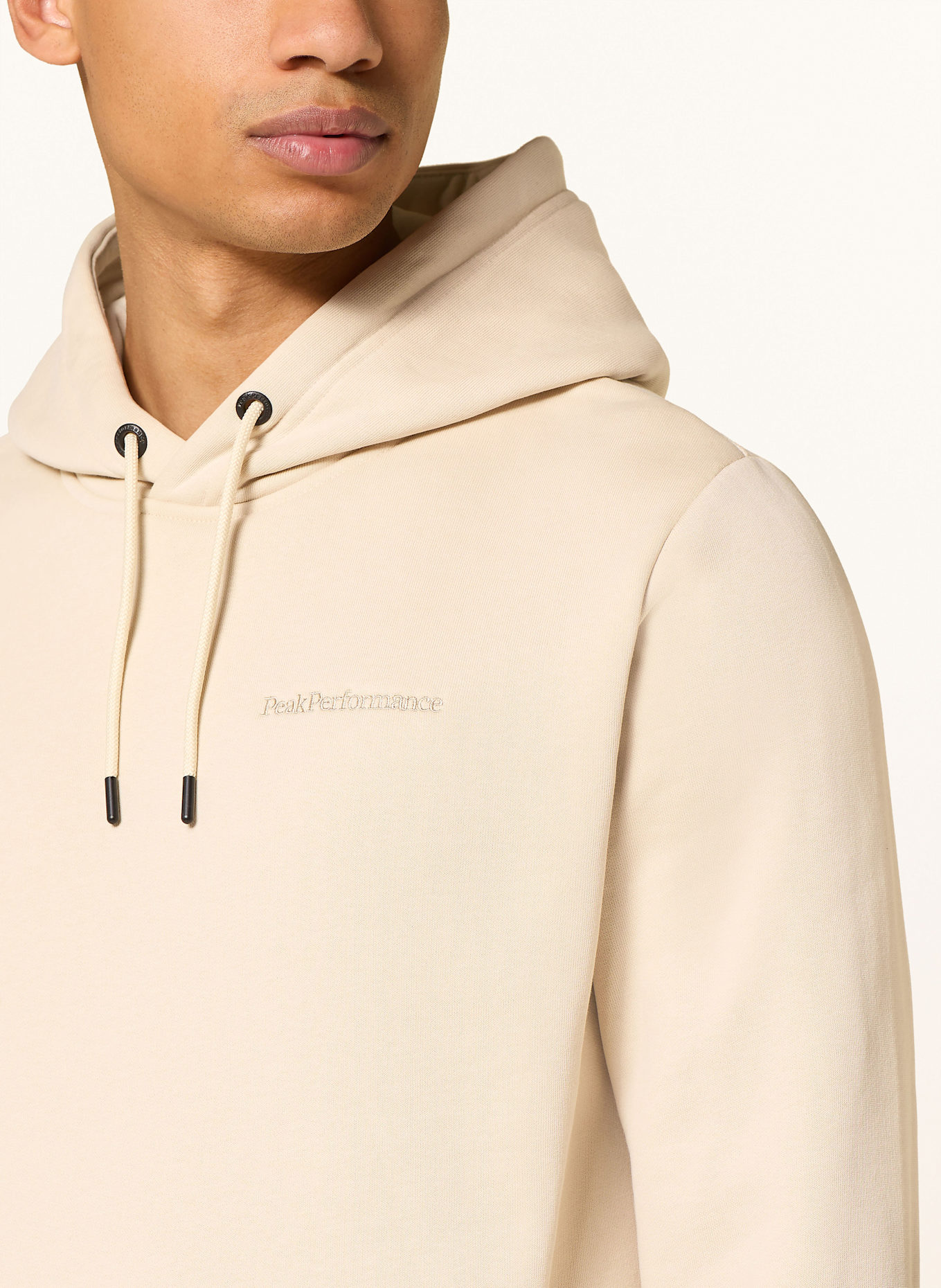 Peak Performance Bluza z kapturem ORIGINAL SMALL LOGO: KREMOWY