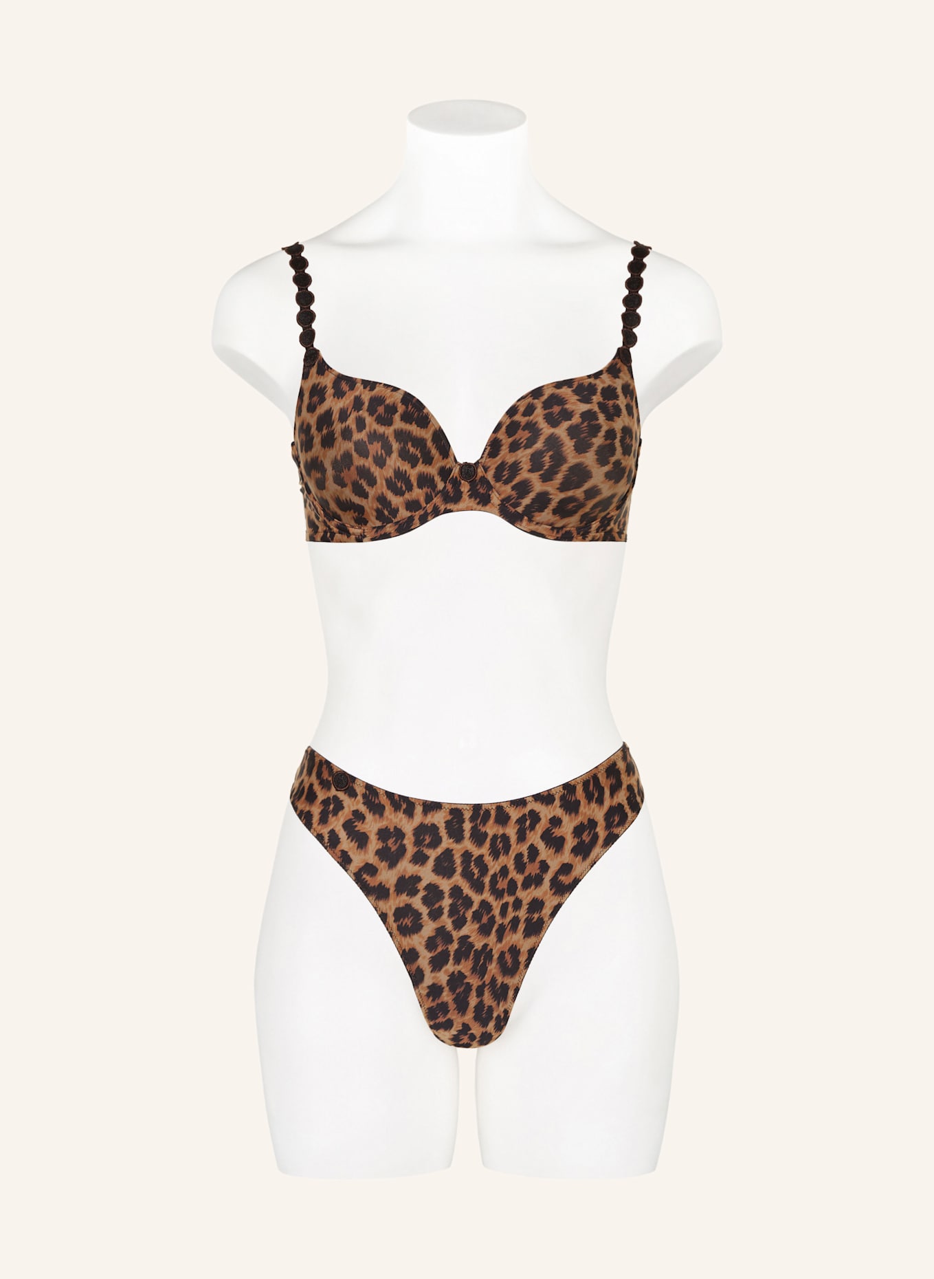 MARIE JO String TOM: BRAUN / SCHWARZ