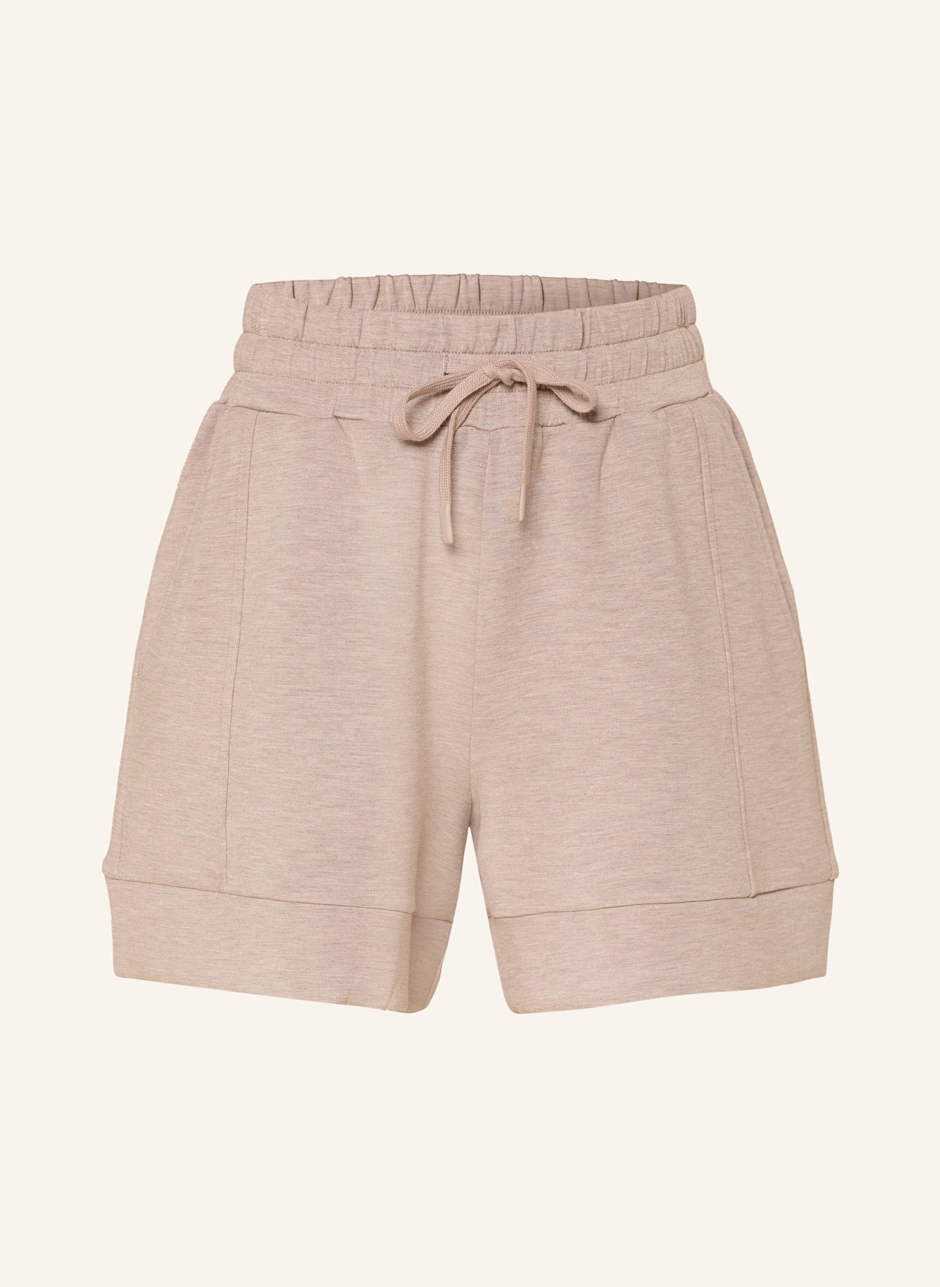 VARLEY Sweatshorts ATRUIM: TAUPE