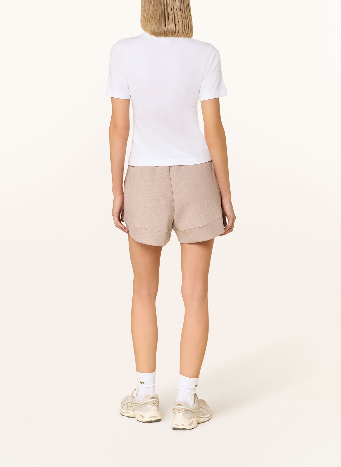 VARLEY Sweatshorts ATRUIM: TAUPE