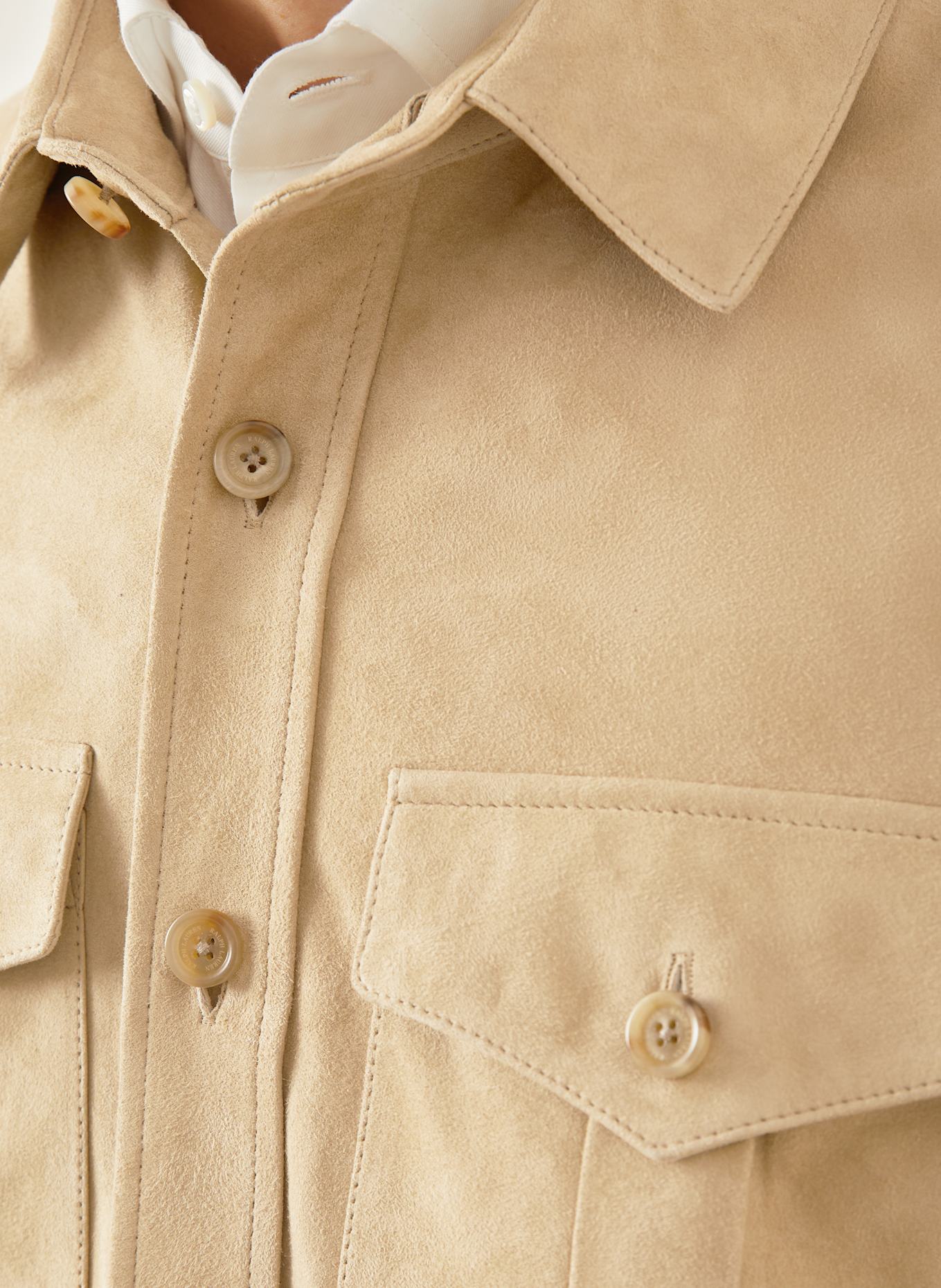 RALPH LAUREN PURPLE LABEL Lederjacke: CAMEL