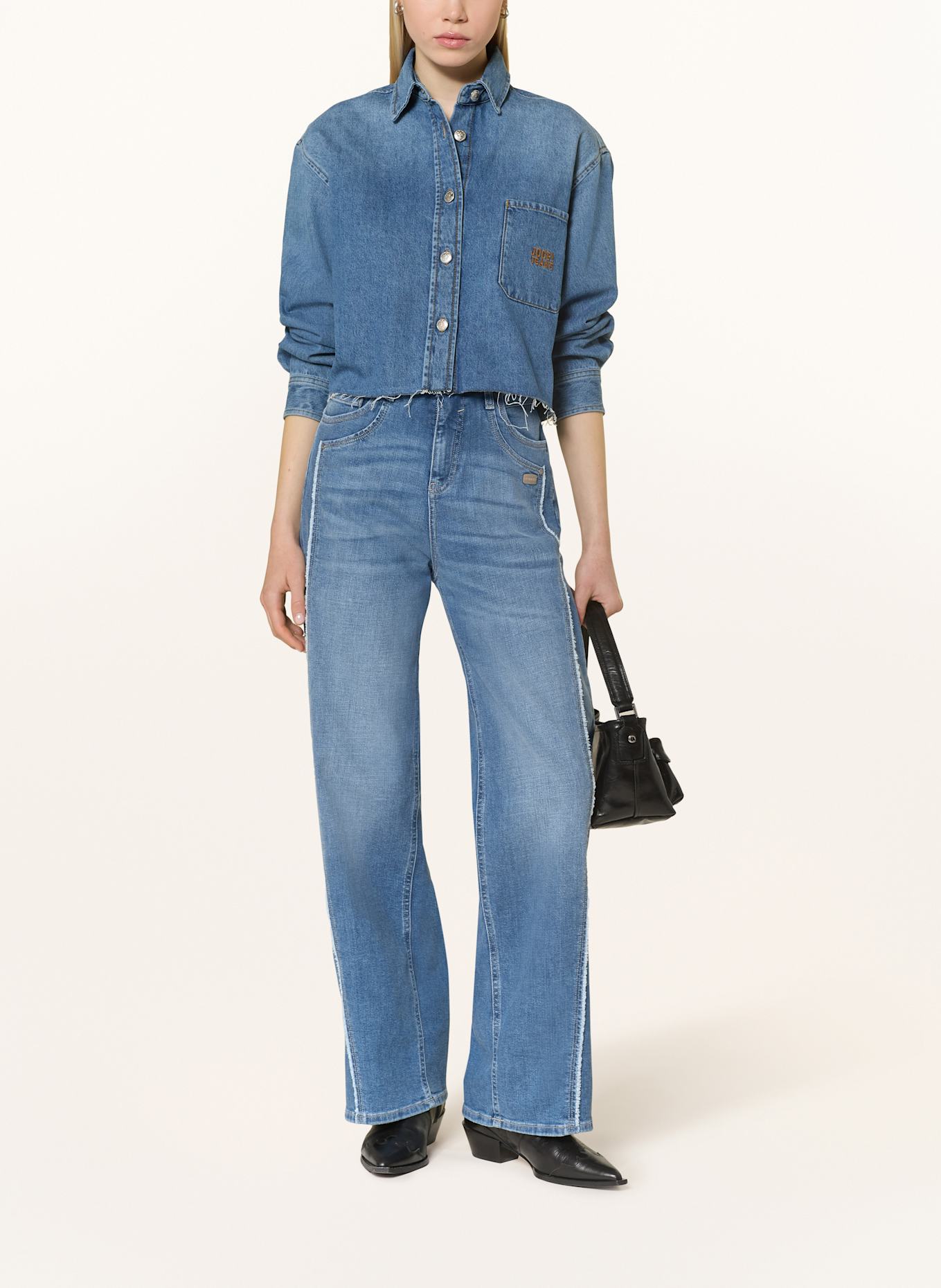 GANG Wide leg jeans 94FANNY: 7872 Shorts AMARO Saia Tennis Fuchsia