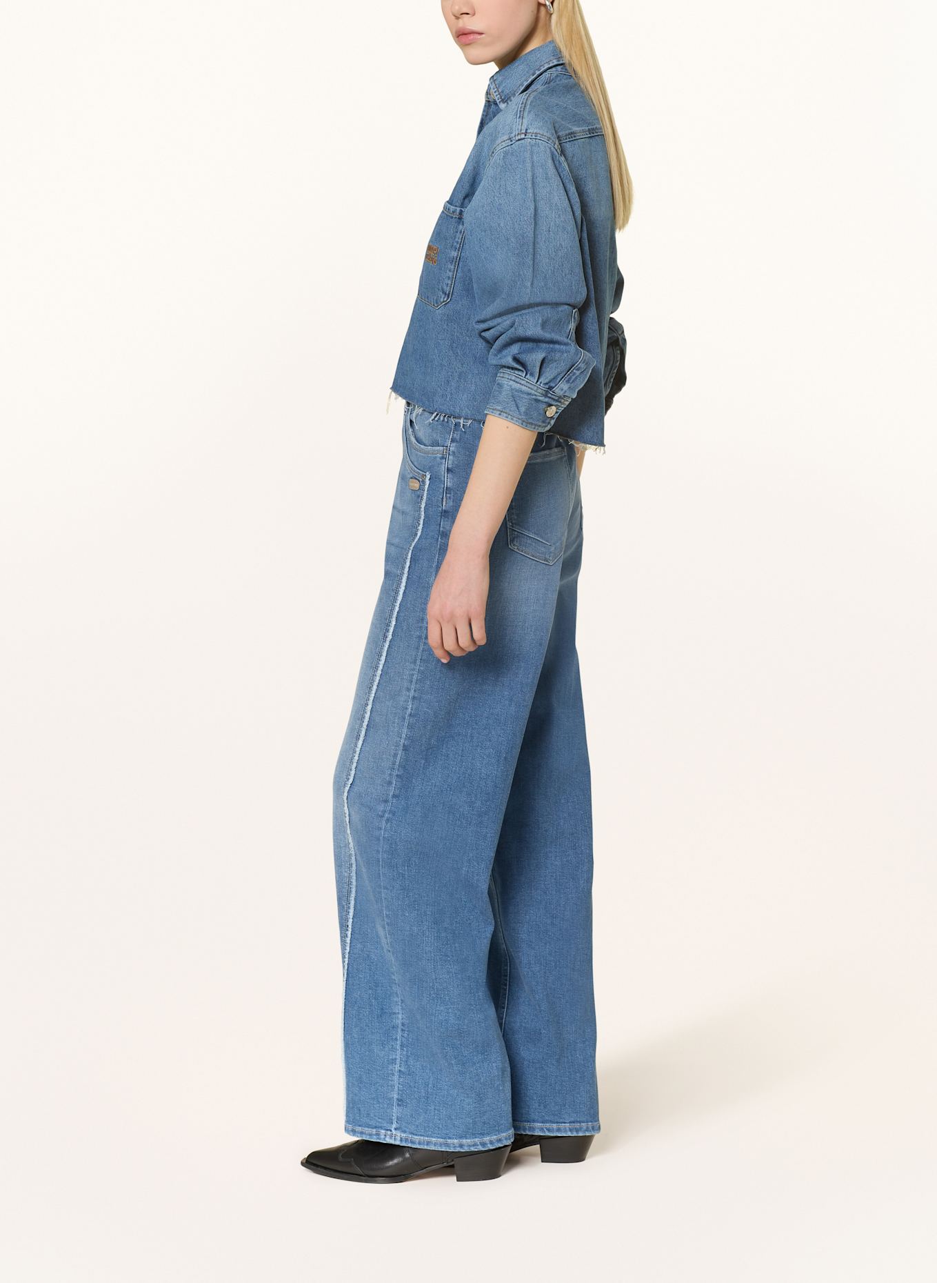 GANG Wide leg jeans 94FANNY: 7872 Shorts AMARO Saia Tennis Fuchsia