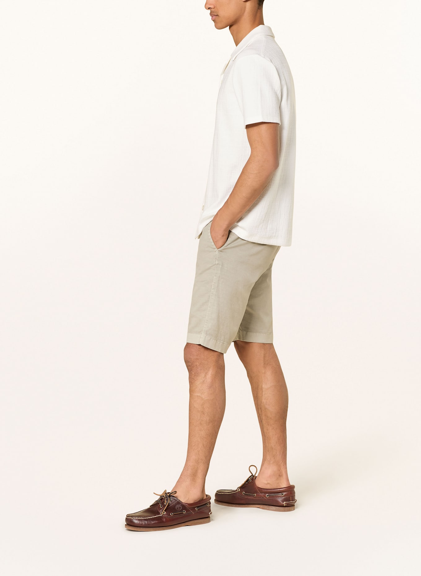 pierre cardin Chinoshorts STRASBOURG Regular Fit: HELLGRÜN