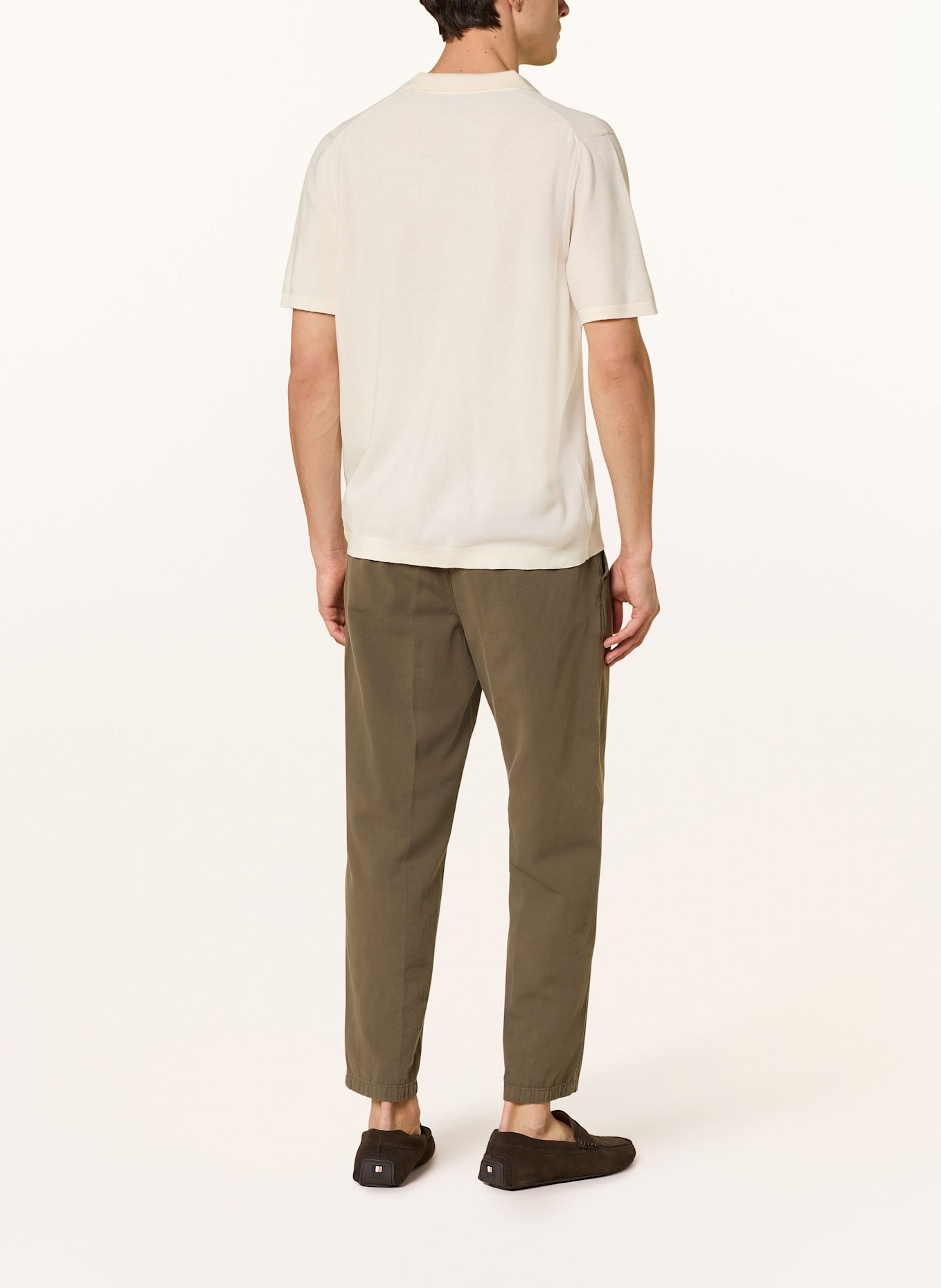 pierre cardin Strick-Poloshirt: ECRU