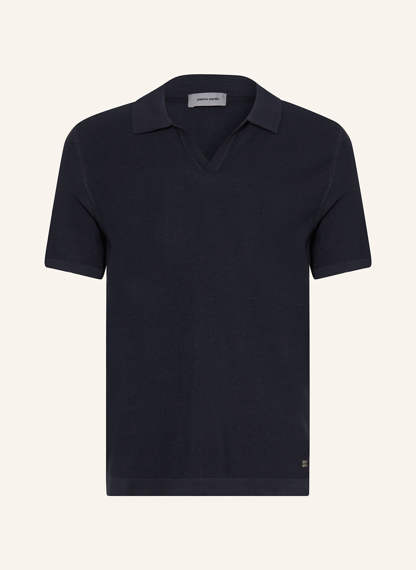 pierre cardin Knitted polo shirt: DARK BLUE