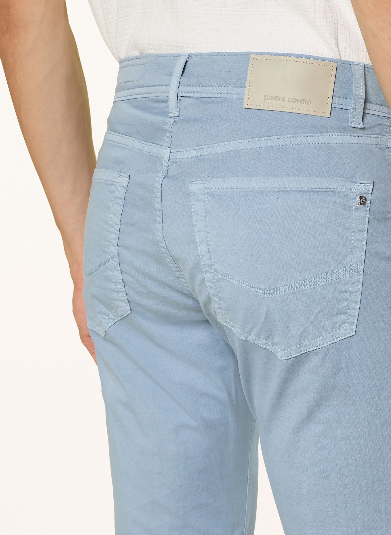 pierre cardin Chino LYON extra slim fit: BLUE GRAY
