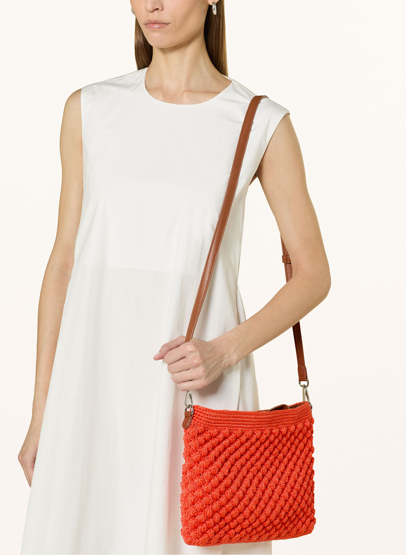 GIANNI CHIARINI BELLA clutch: ORANGE