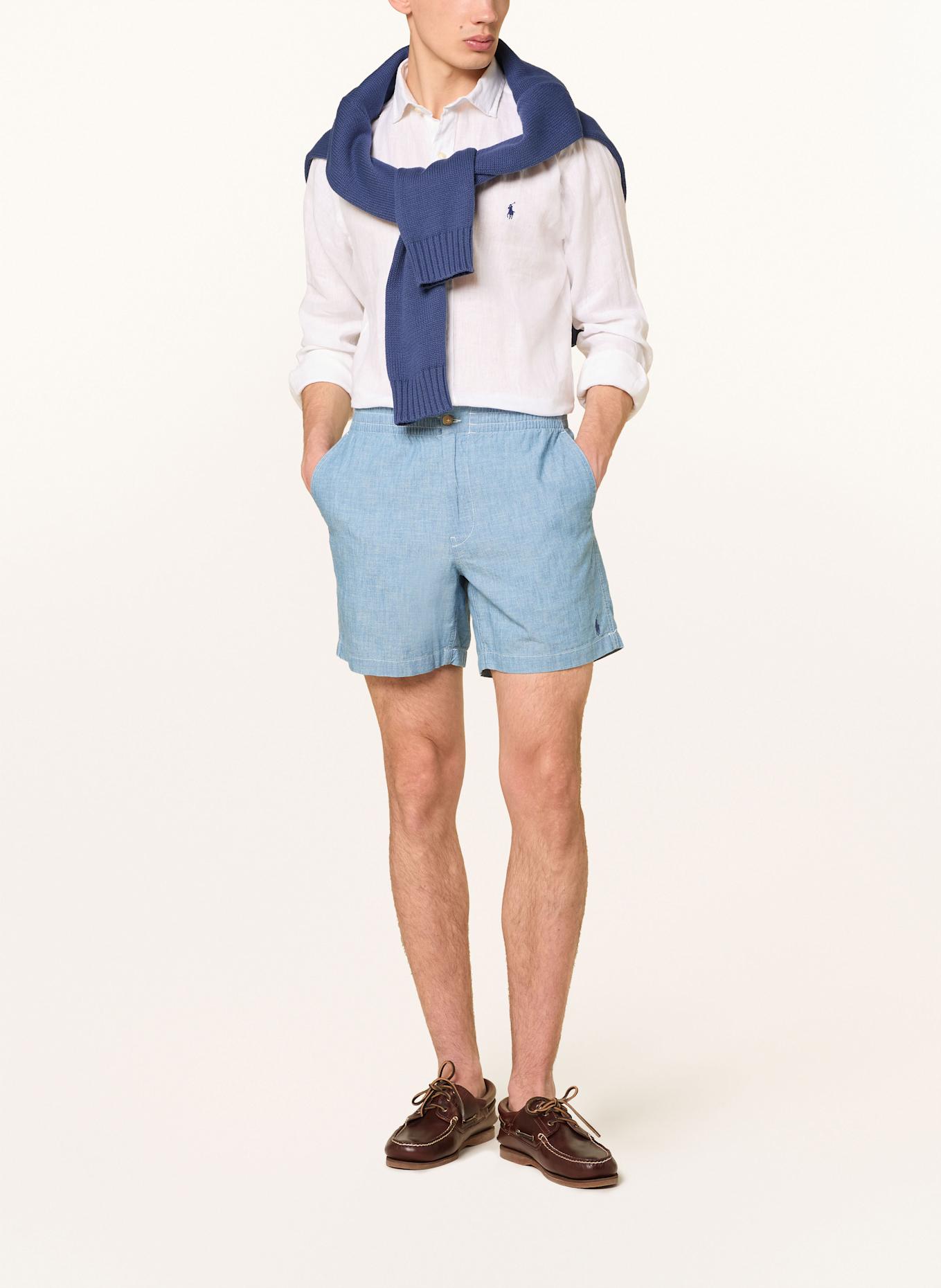 POLO RALPH LAUREN Linen shirt custom fit: WHITE