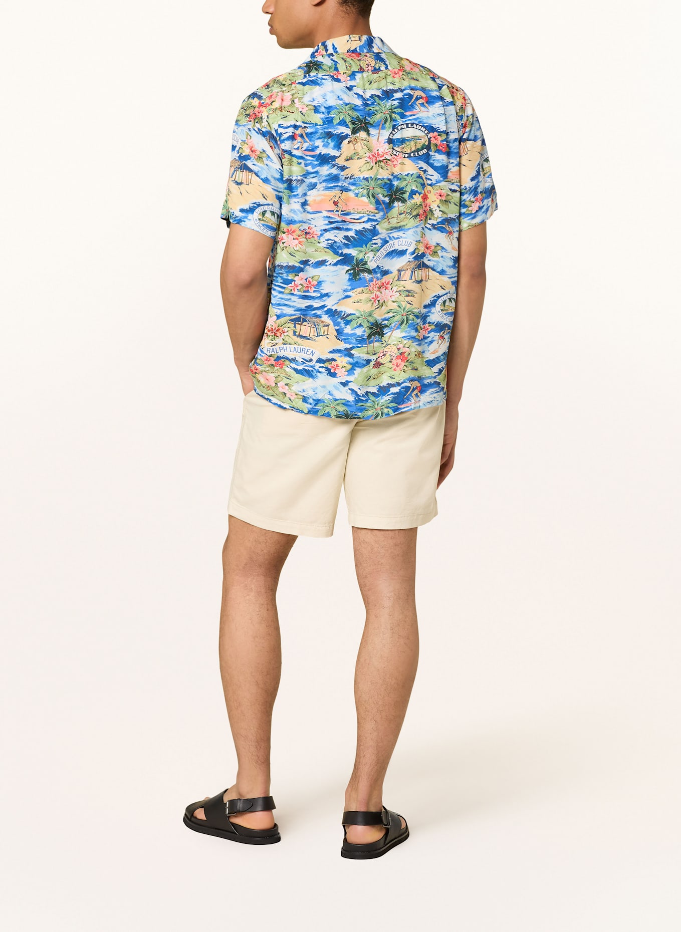POLO RALPH LAUREN Szorty classic fit: BEŻOWY