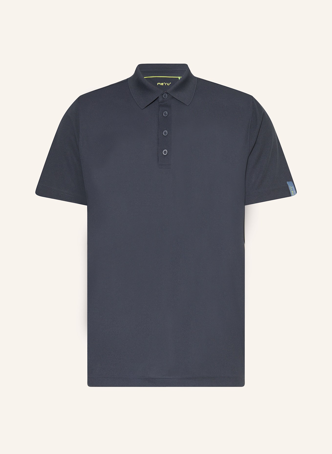 me°ru' Funktions-Poloshirt BRISTOL: DUNKELBLAU