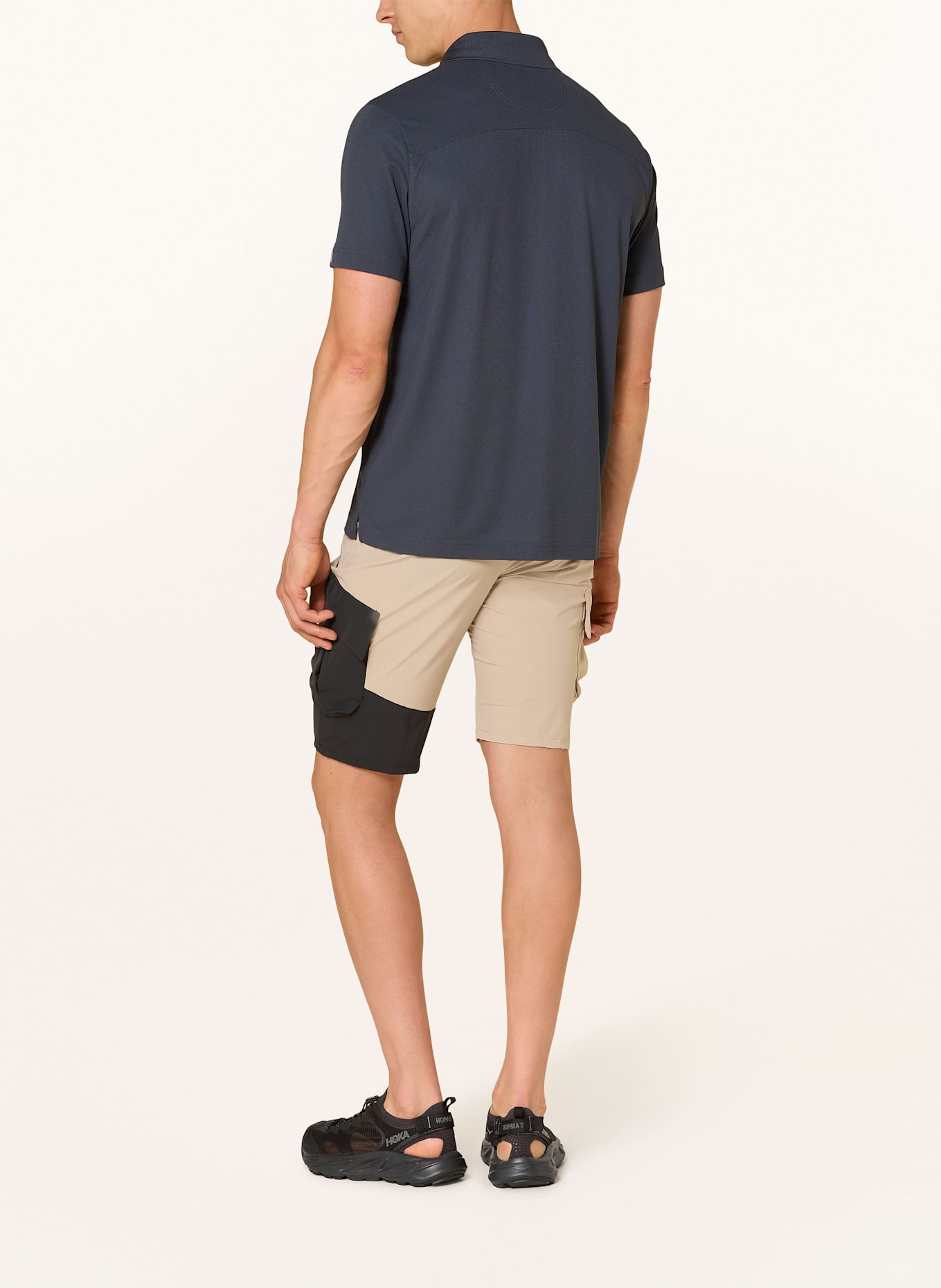 me°ru' Funktions-Poloshirt BRISTOL: DUNKELBLAU