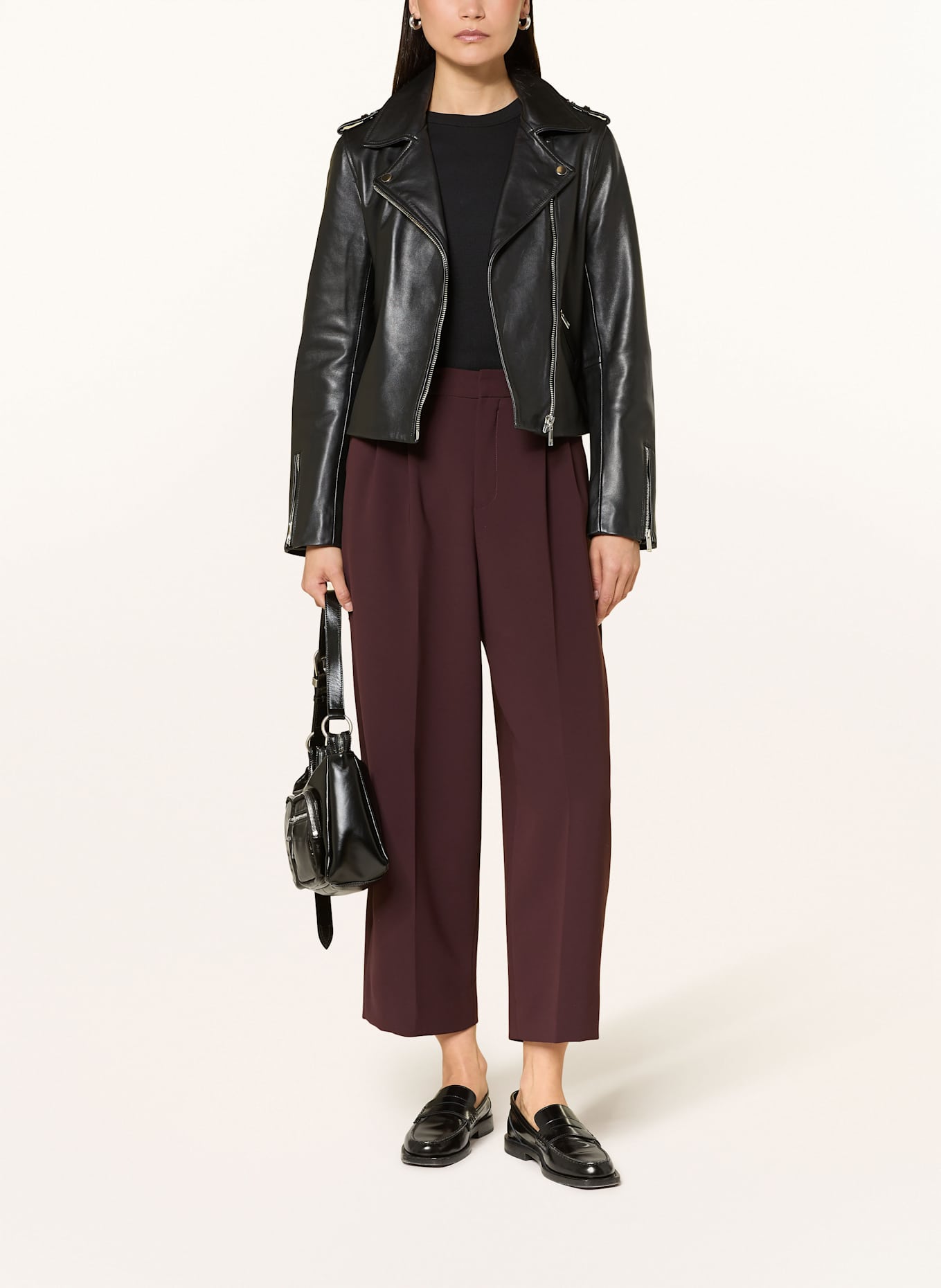 ROSSI 7/8 kalhoty NOA: TMAVĚ ČERVENÁ