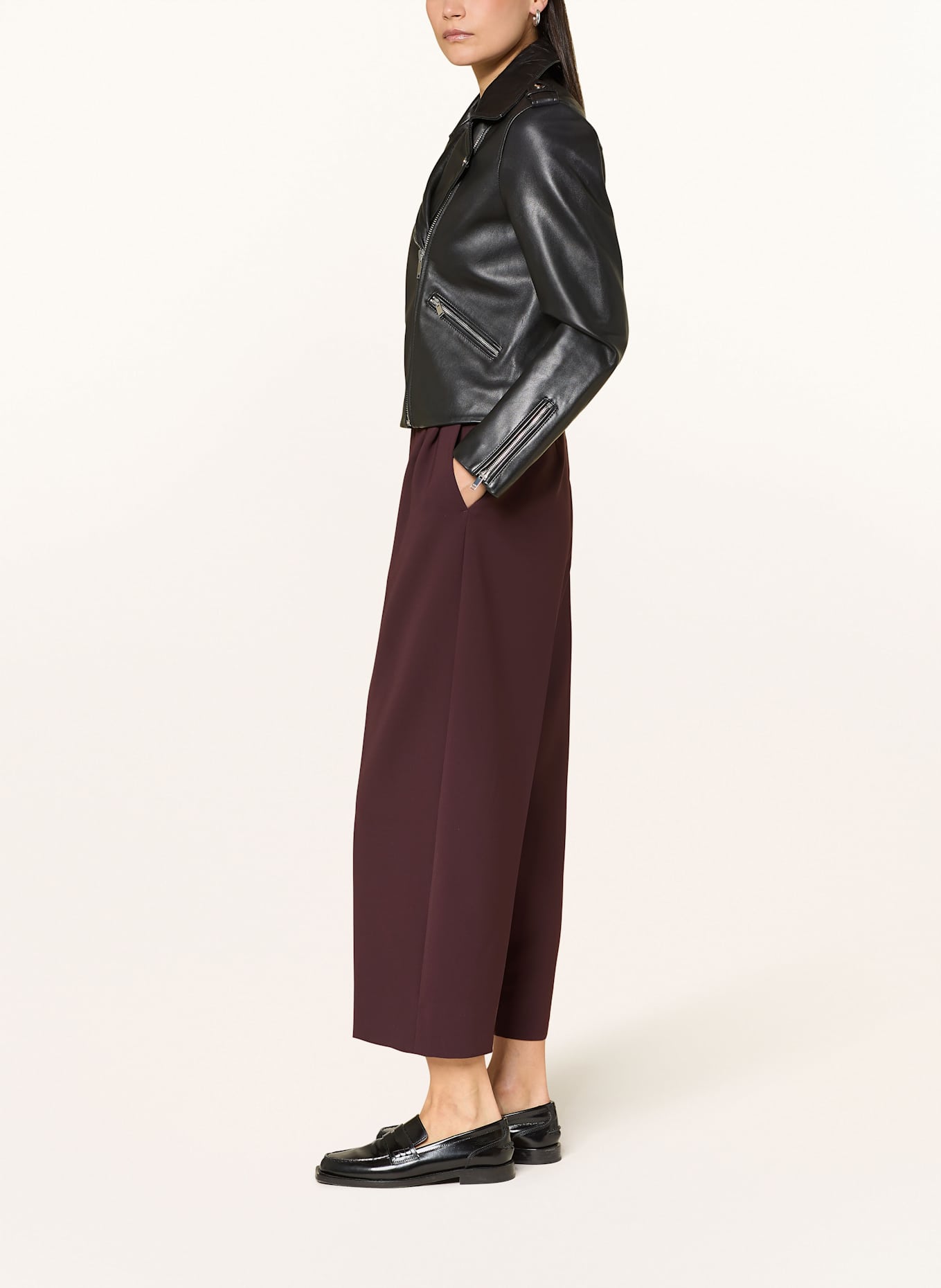 ROSSI 7/8 kalhoty NOA: TMAVĚ ČERVENÁ