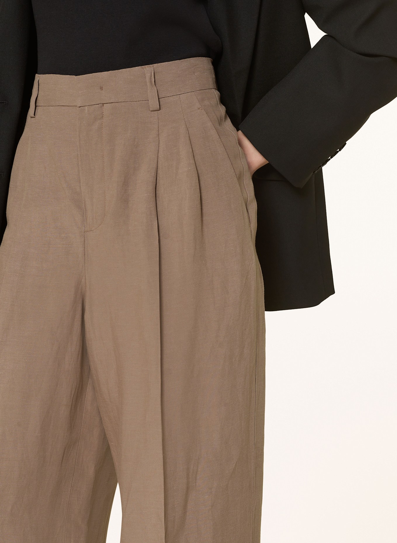 ROSSI Hose NOA mit Leinen: BRAUN