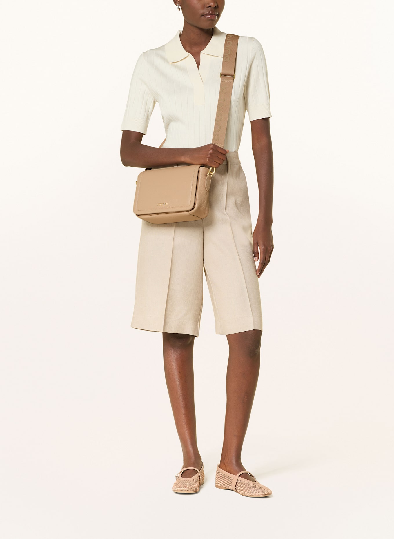 BOGNER Umhängetasche WALLIS: BEIGE