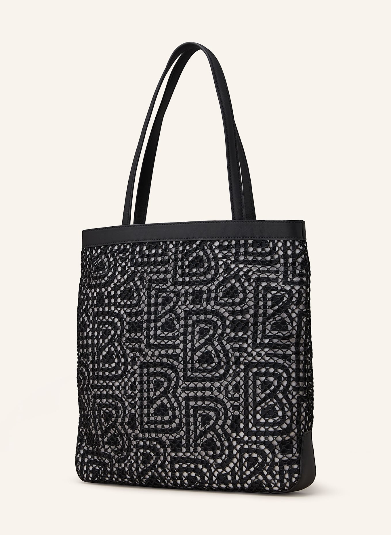BOGNER Shopper WALENSEE: SCHWARZ/ ECRU