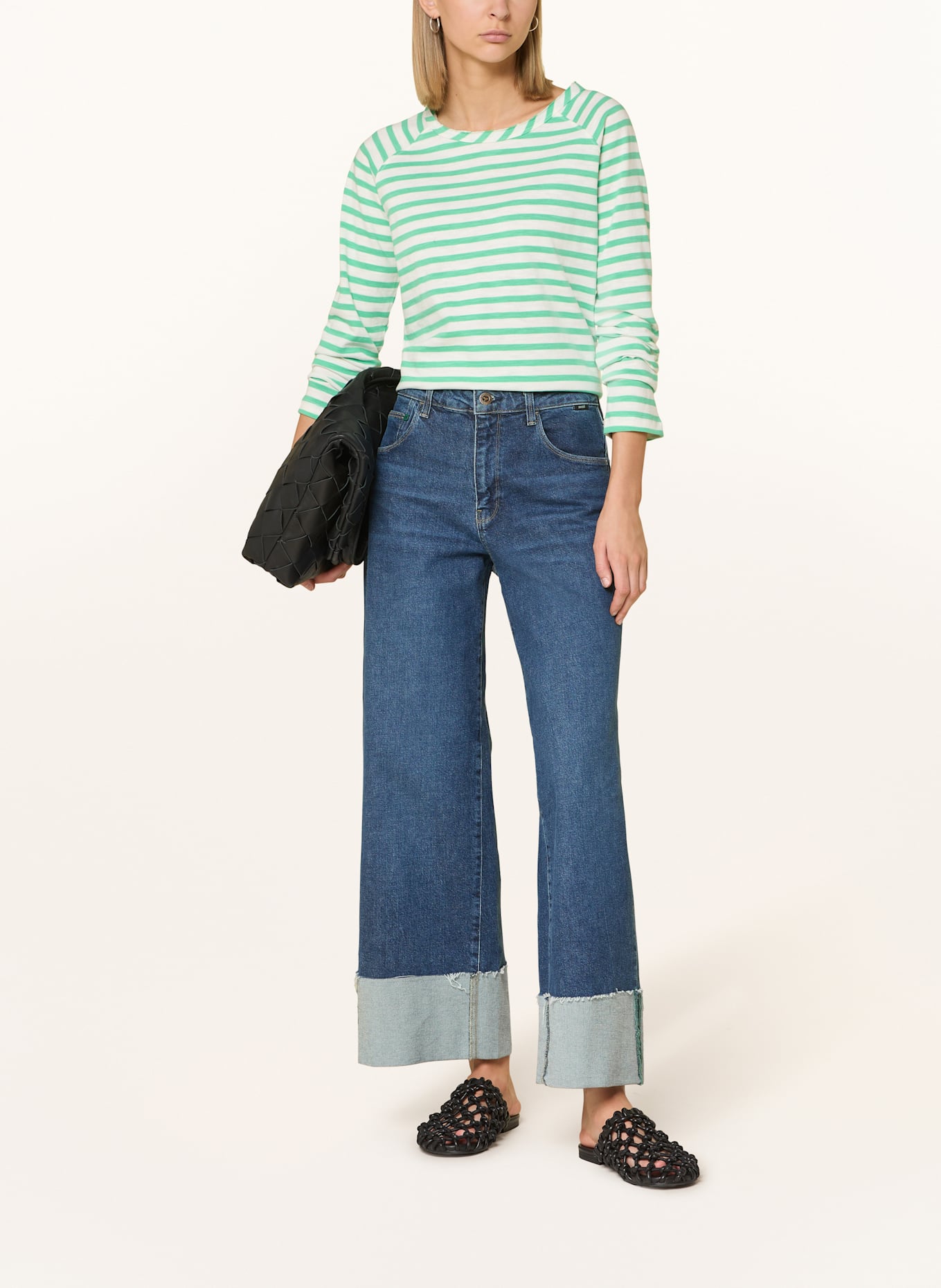 Smith & Soul Mikina: BÍLÁ / ZELENÁ