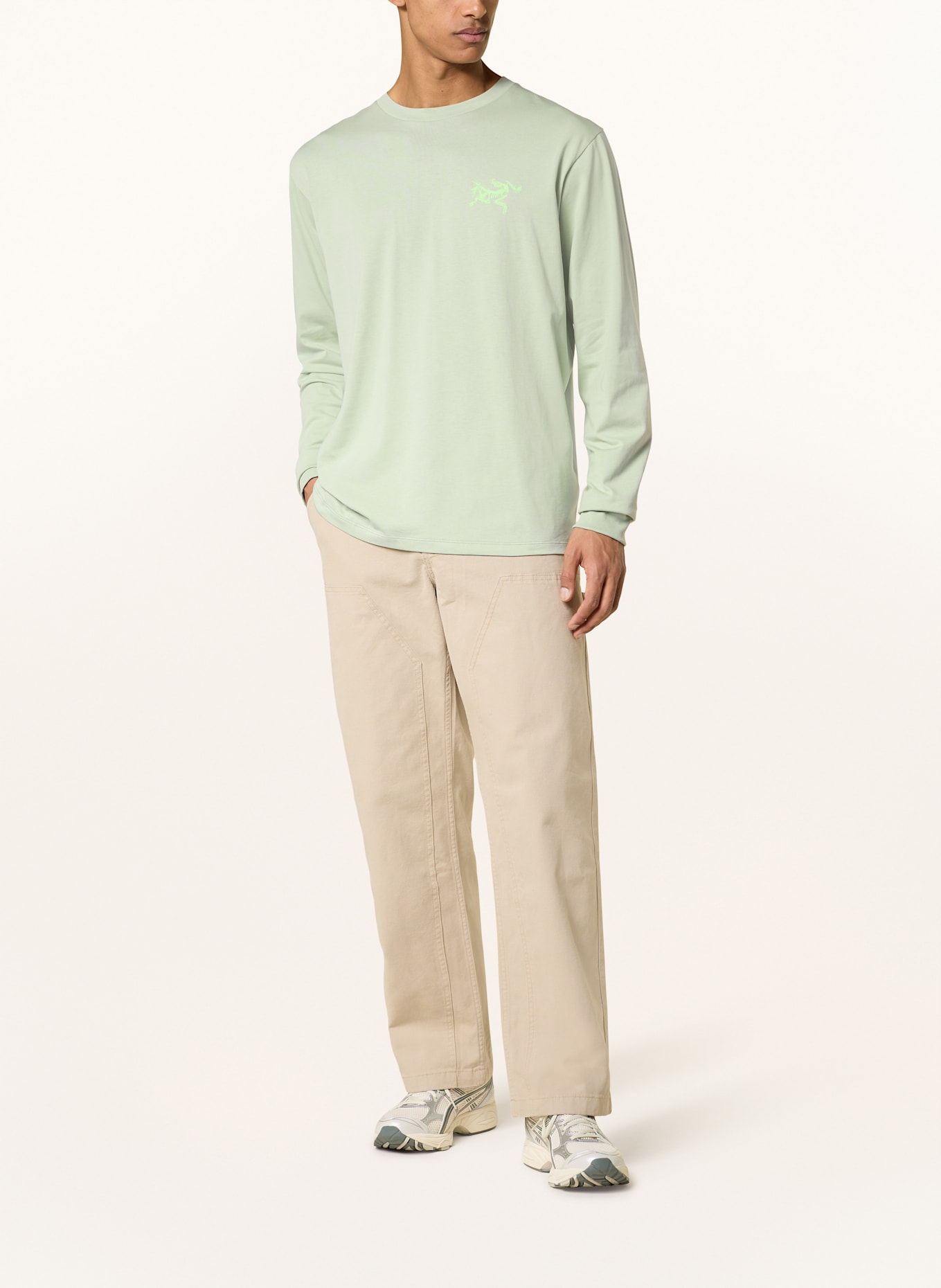 ARC'TERYX Pullover KRAGG: HELLGRÜN/ MINT