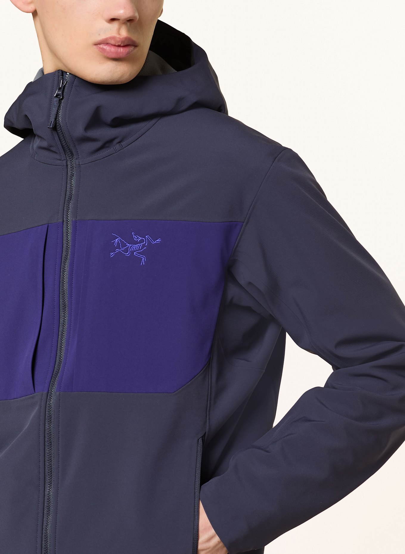 ARC'TERYX Softshell-Jacke GAMMA MX: DUNKELBLAU