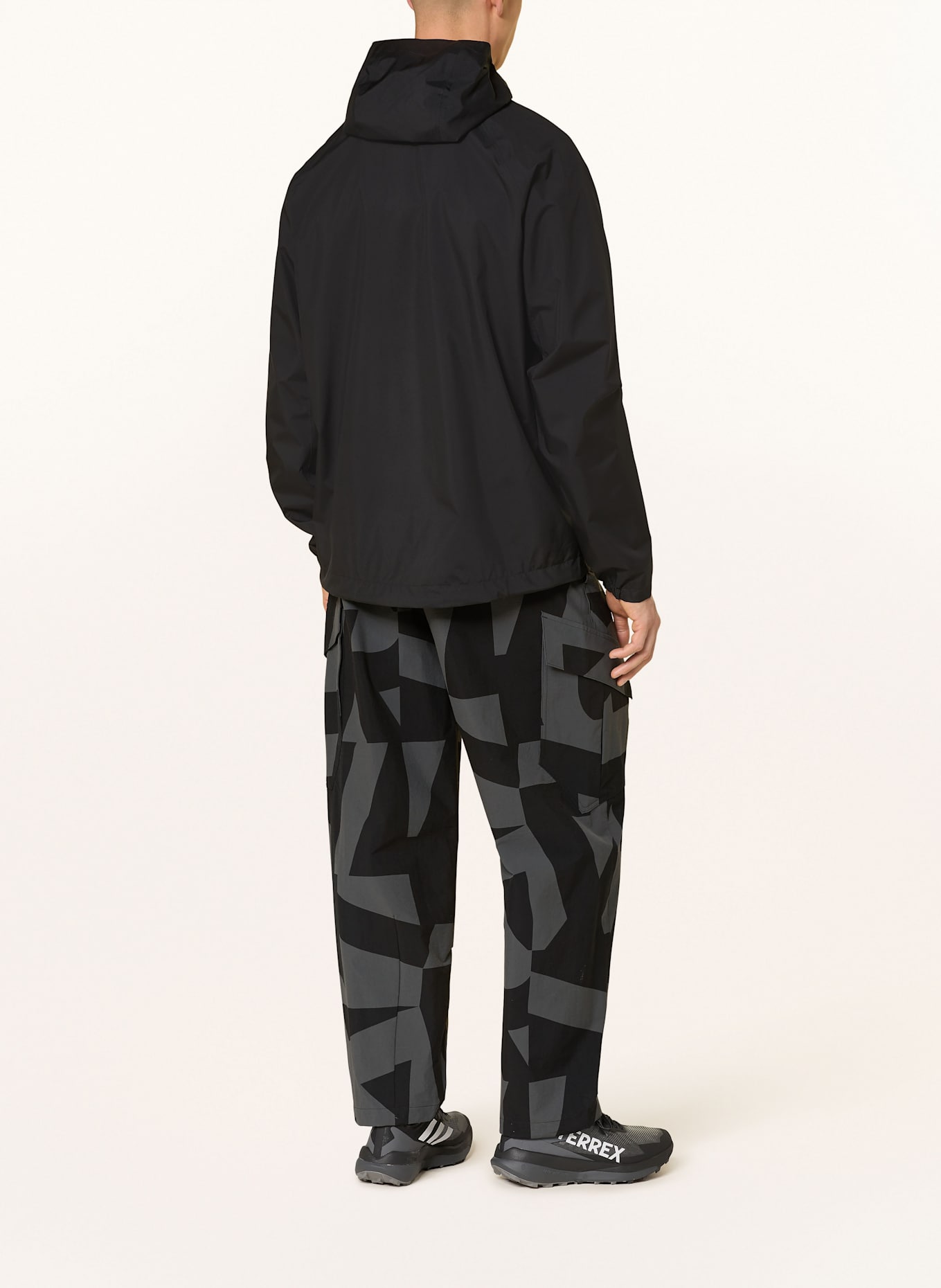 adidas TERREX Trekkinghose TERREX XPLORIC PRINTED: SCHWARZ / BLAUGRAU