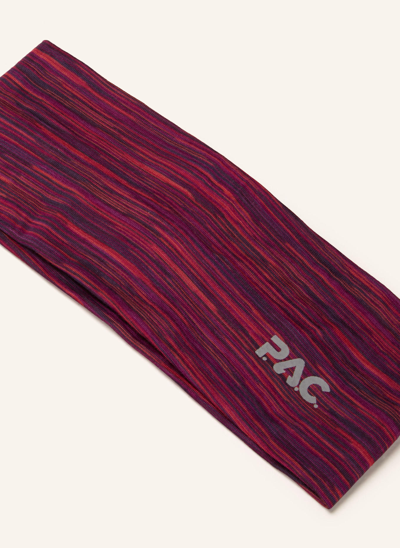 P.A.C. Stirnband aus Merinowolle: FUCHSIA / ORANGE / LILA