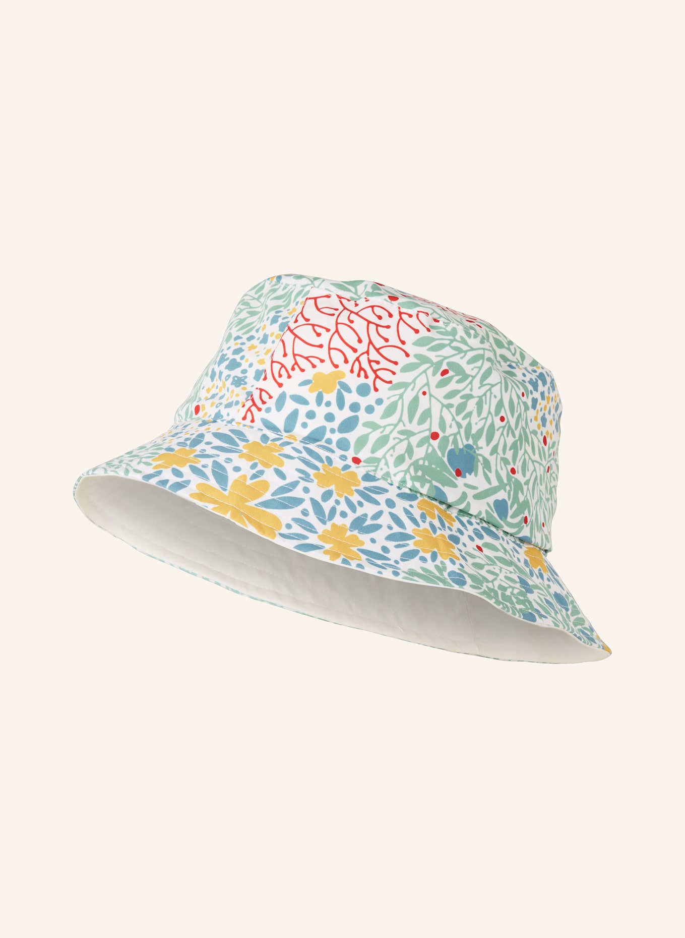 P.A.C. Bucket-Hat LEDRAS zum Wenden: WEISS / BLAU / ROT