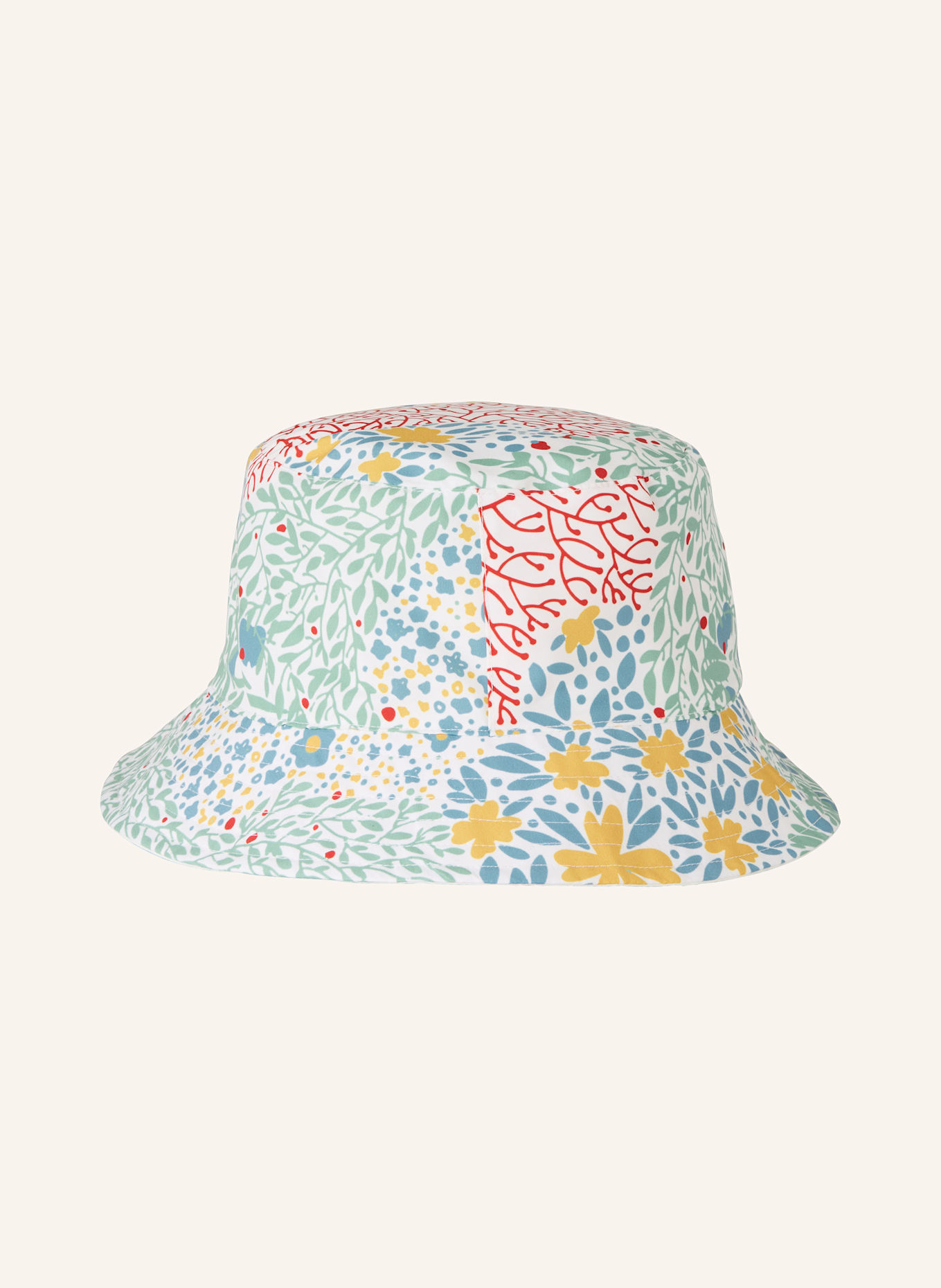 P.A.C. Bucket-Hat LEDRAS zum Wenden: WEISS / BLAU / ROT