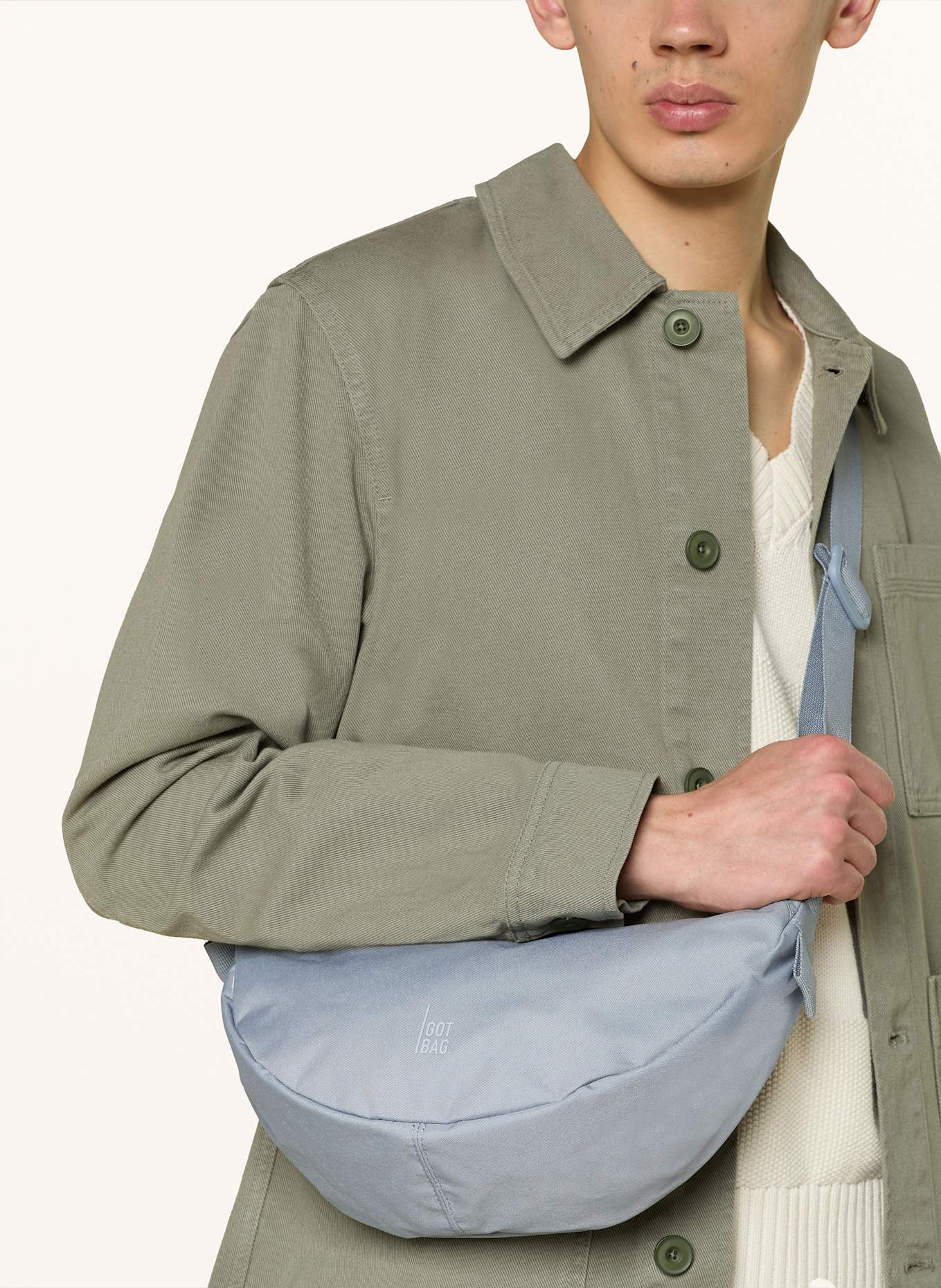 GOT BAG Umhängetasche MOON SMALL: BLAUGRAU