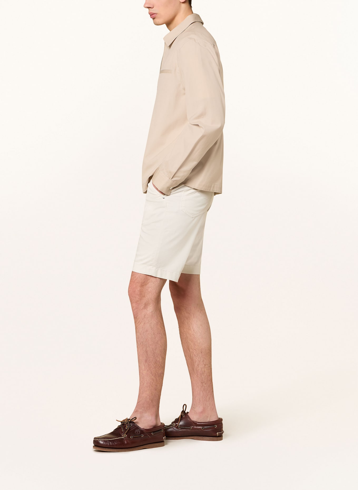 JACOB COHEN Shorts LOU Slim Fit: CREME
