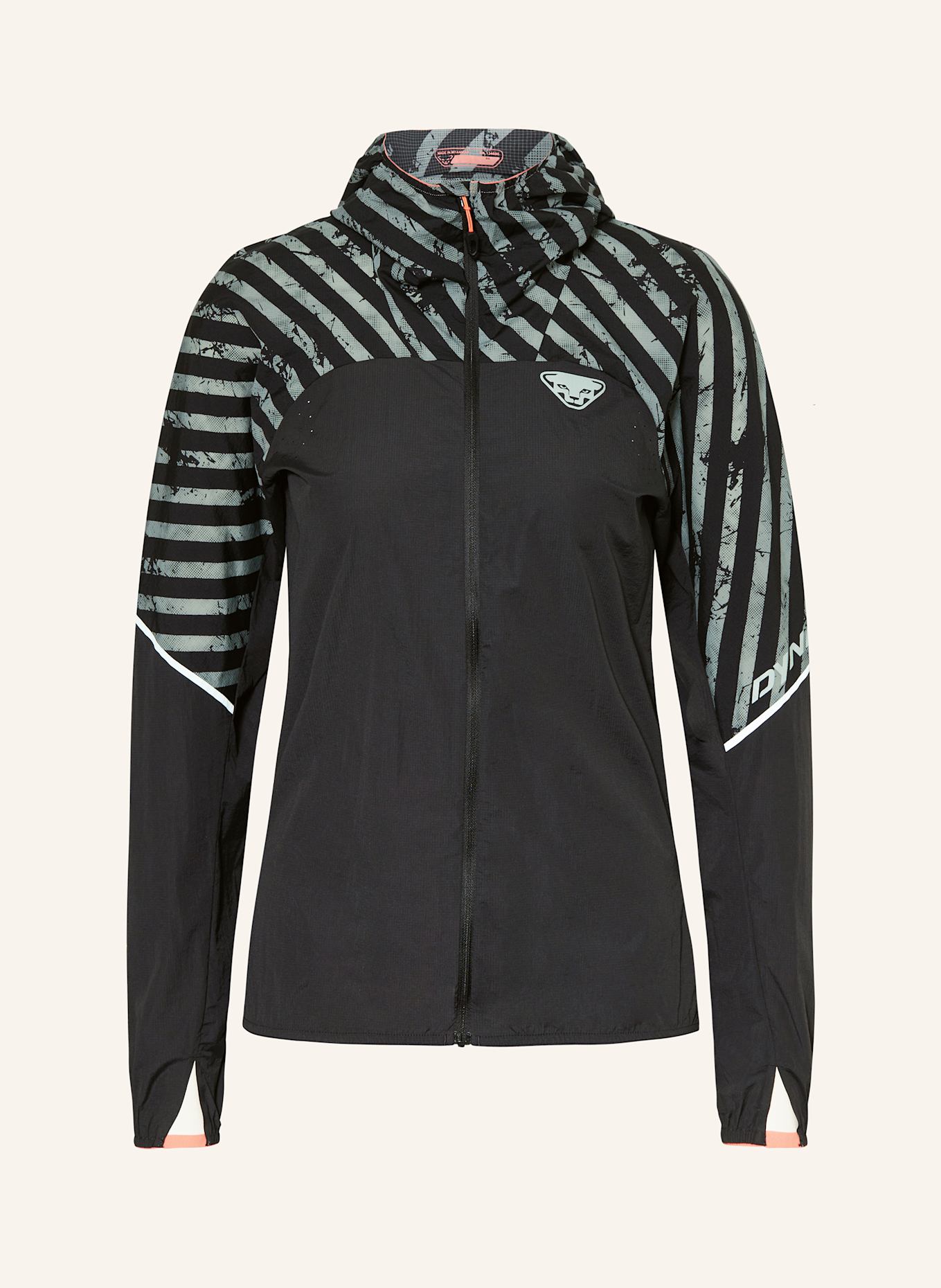 DYNAFIT TRAIL WIND JKT windbreaker: BLACK / TEAL