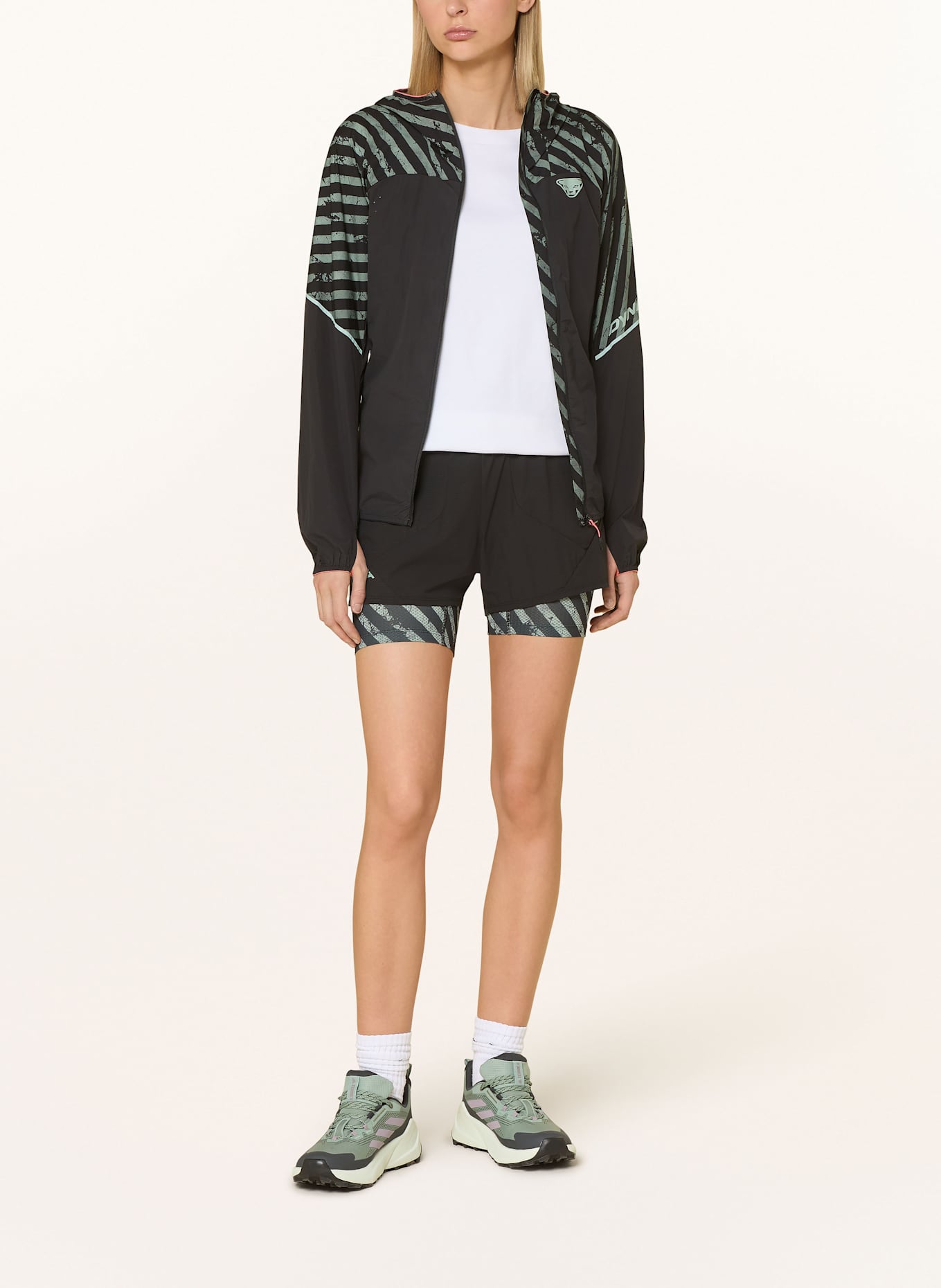 DYNAFIT TRAIL WIND JKT windbreaker: BLACK / TEAL