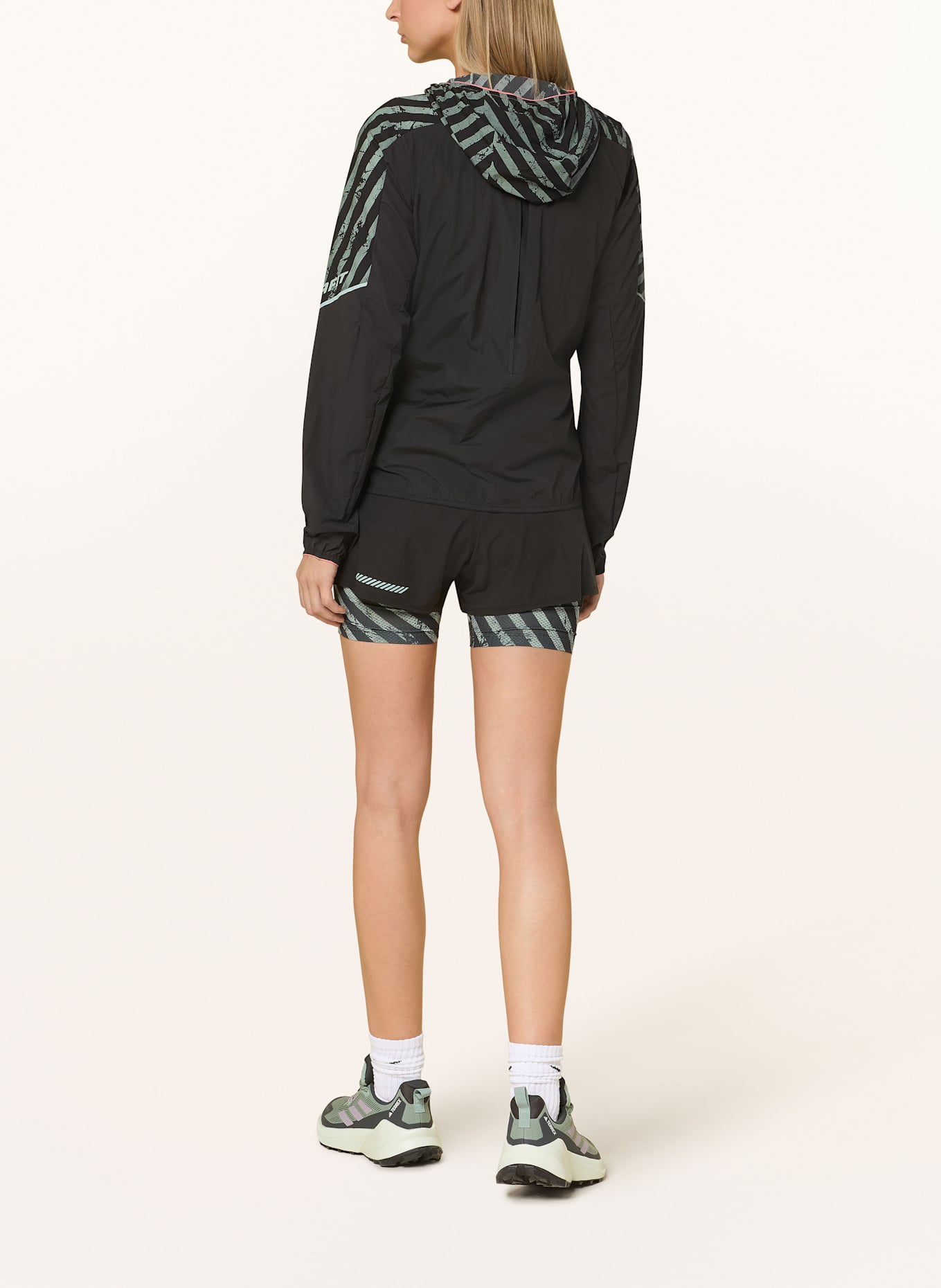 DYNAFIT TRAIL WIND JKT windbreaker: BLACK / TEAL