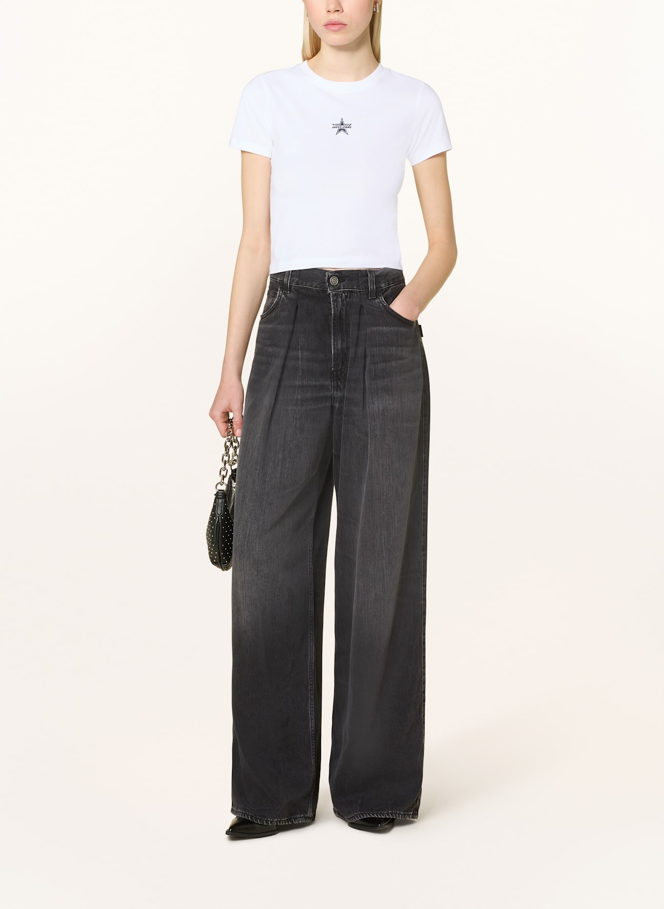 GUESS JEANS T-shirt: WHITE