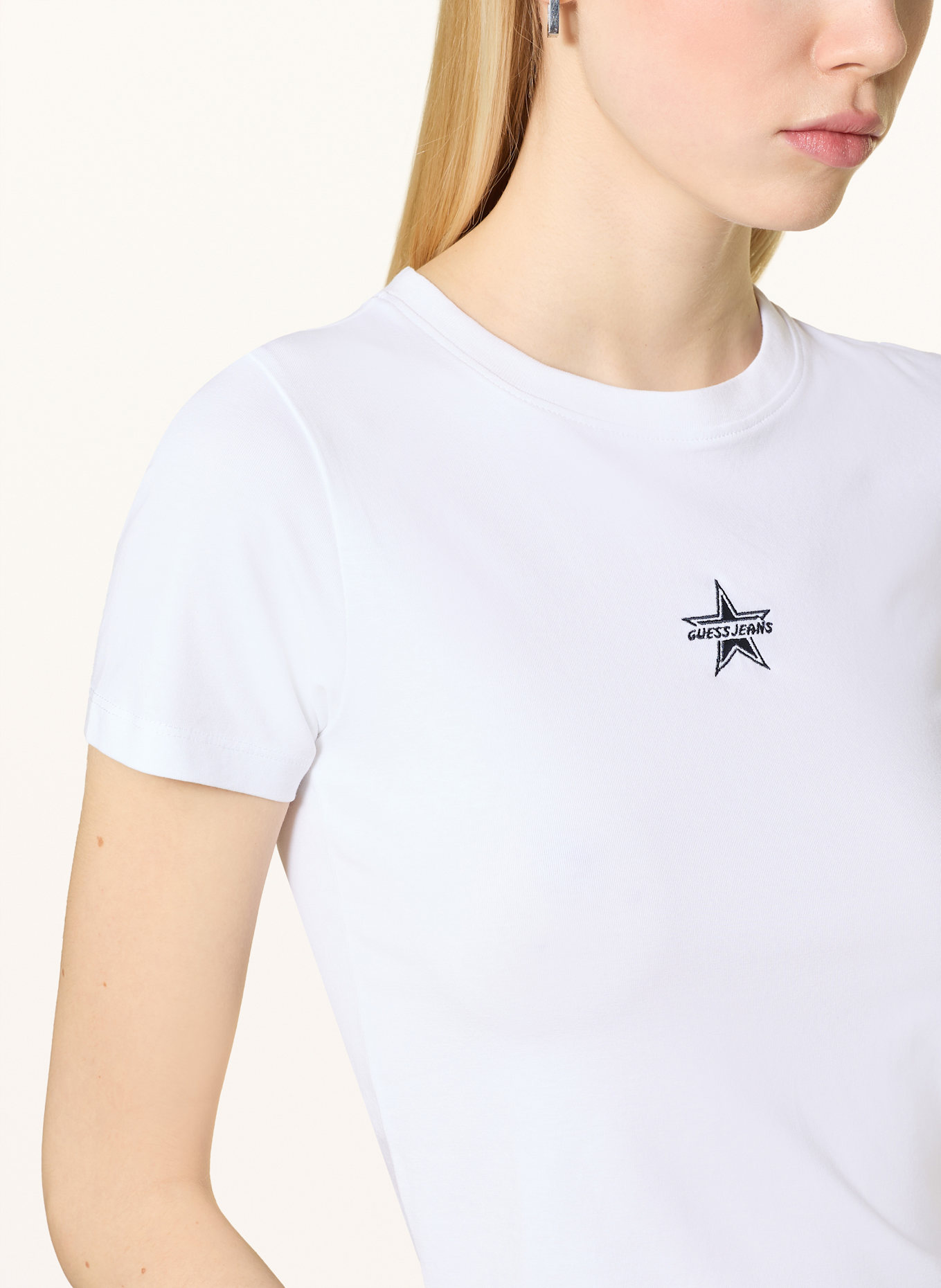 GUESS JEANS T-shirt: WHITE