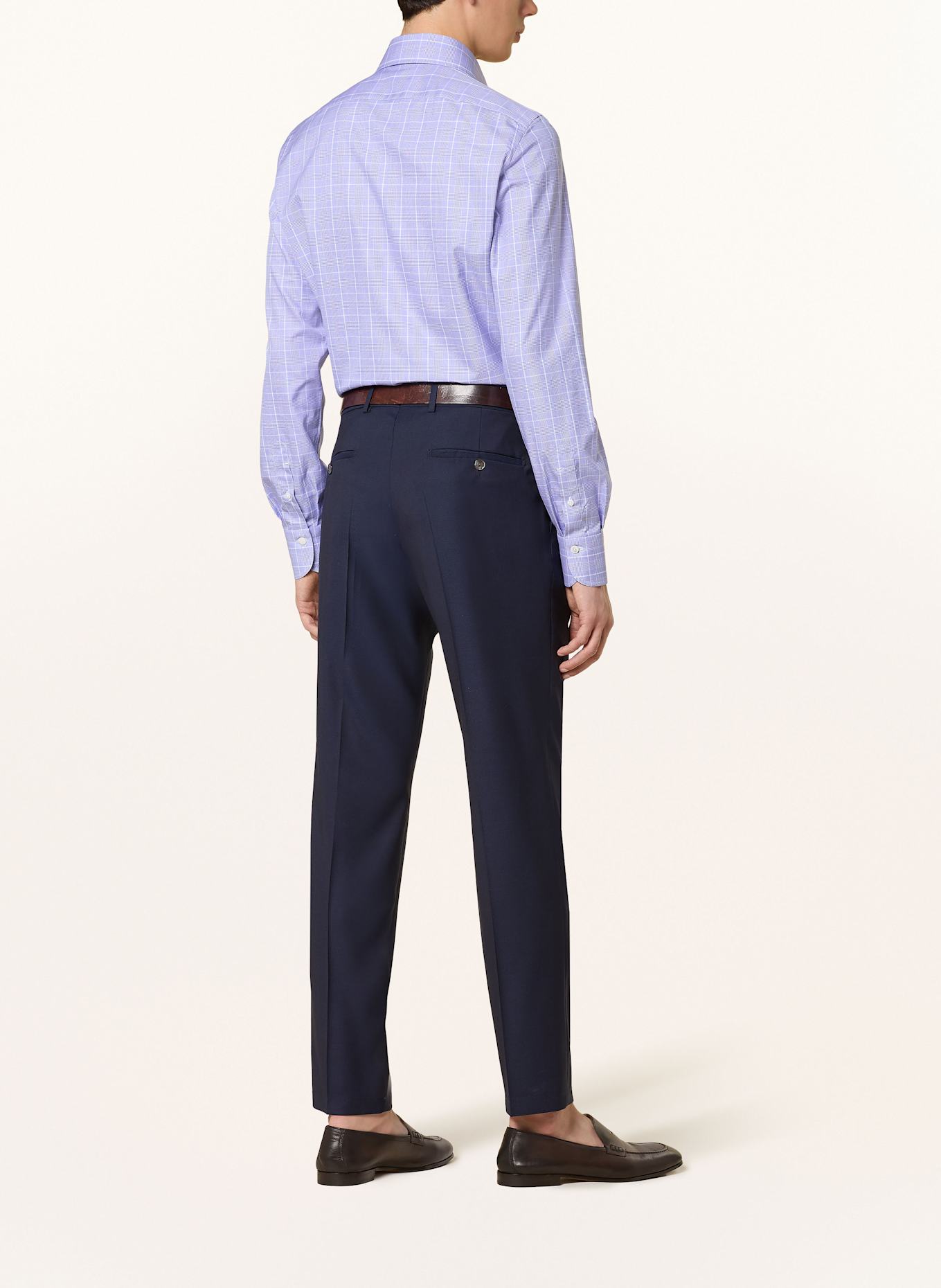 FINAMORE 1925 Hemd NAPOLI Regular Fit: HELLBLAU / WEISS