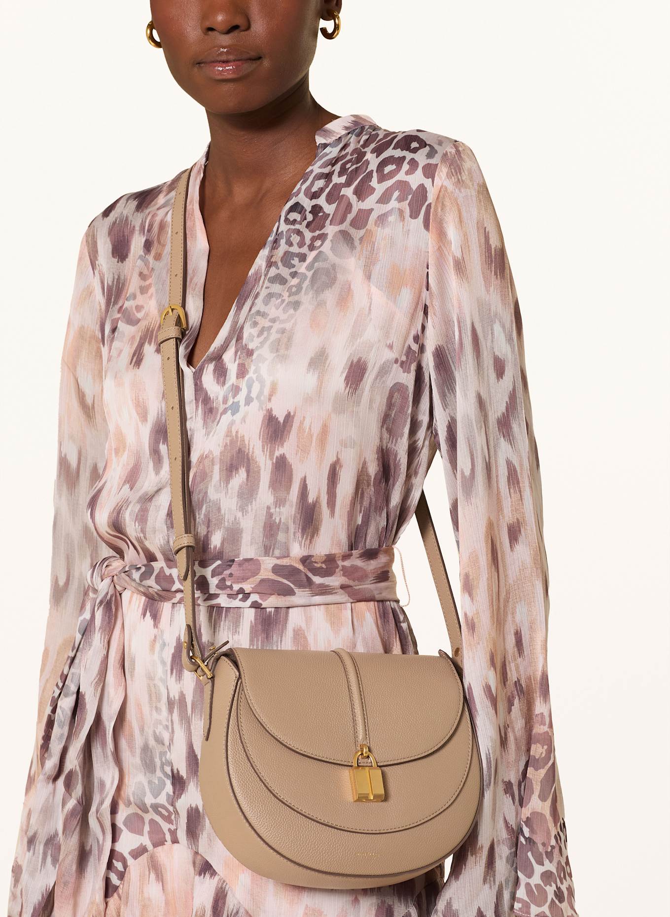 DEMELLIER Umhängetasche SIENA: HELLBRAUN