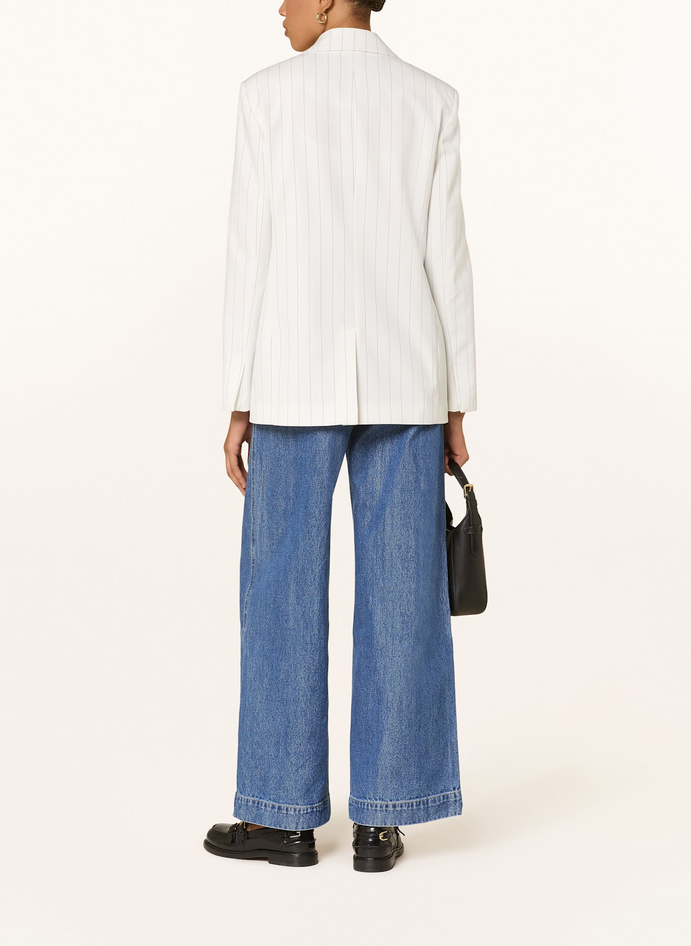 LIU JO Blezer: BIAŁY / NIEBIESKI