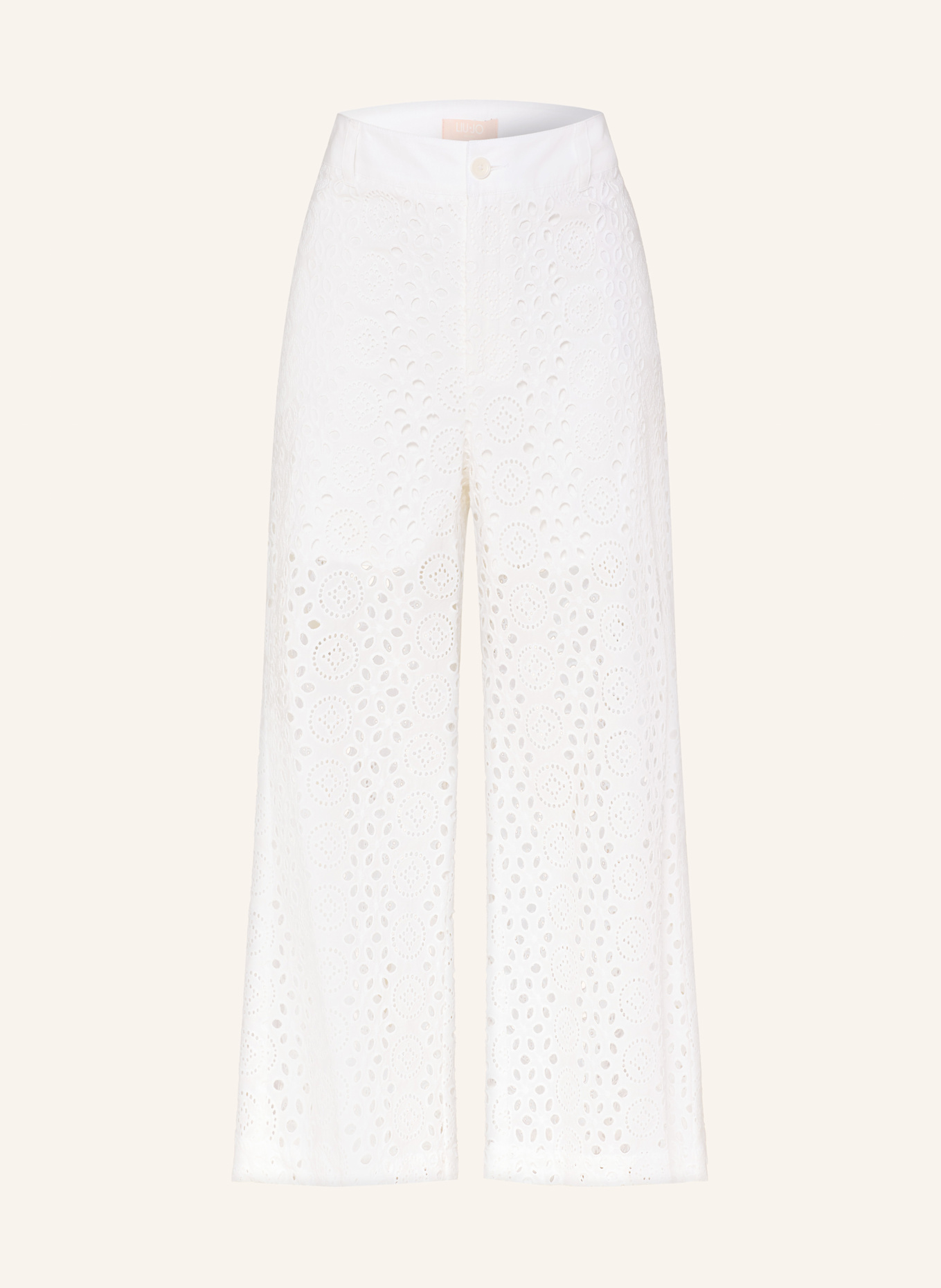 LIU JO Culottes made of broderie anglaise: WHITE